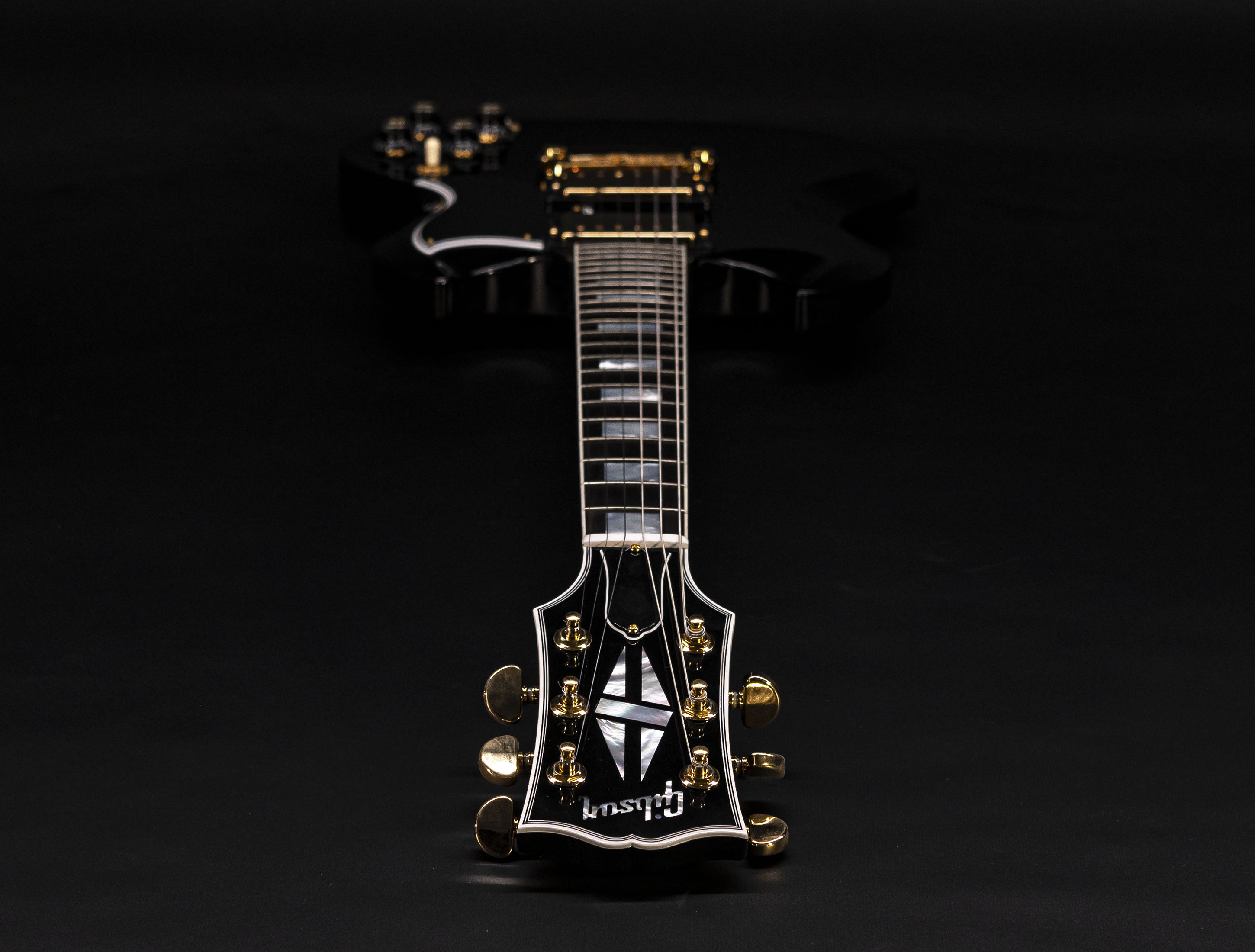 a10-9677_Gibson-SG-Custom-2-Pickup-GLOSS-Ebony a10-9677 gibson-sg-custom-2-pickup-gloss-ebony