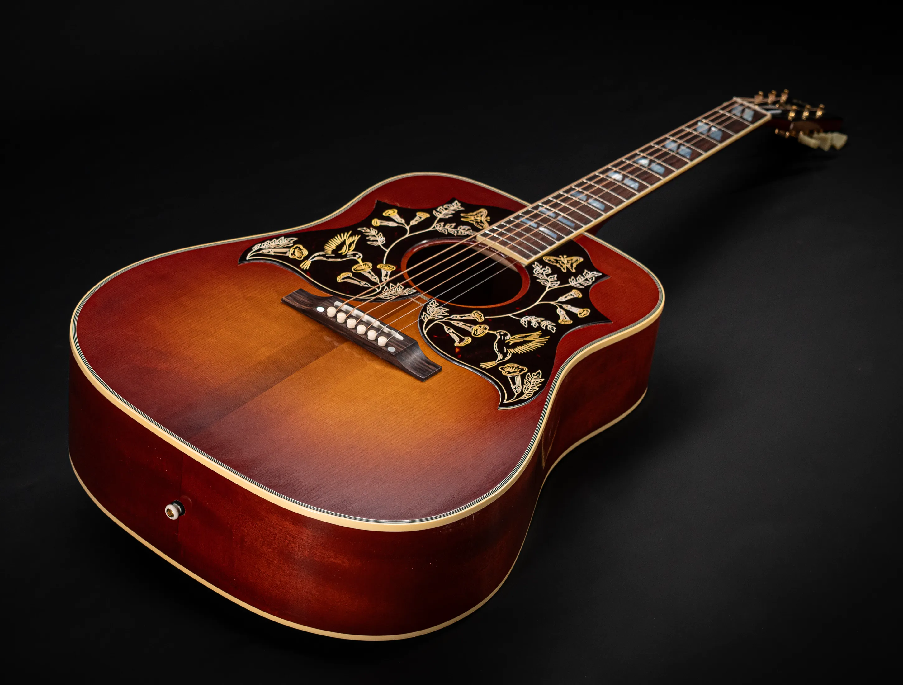 Gibson 1960 Hummingbird Double Pickguard Custom Shop thermally Aged Adirondack Antique 60s Cherry