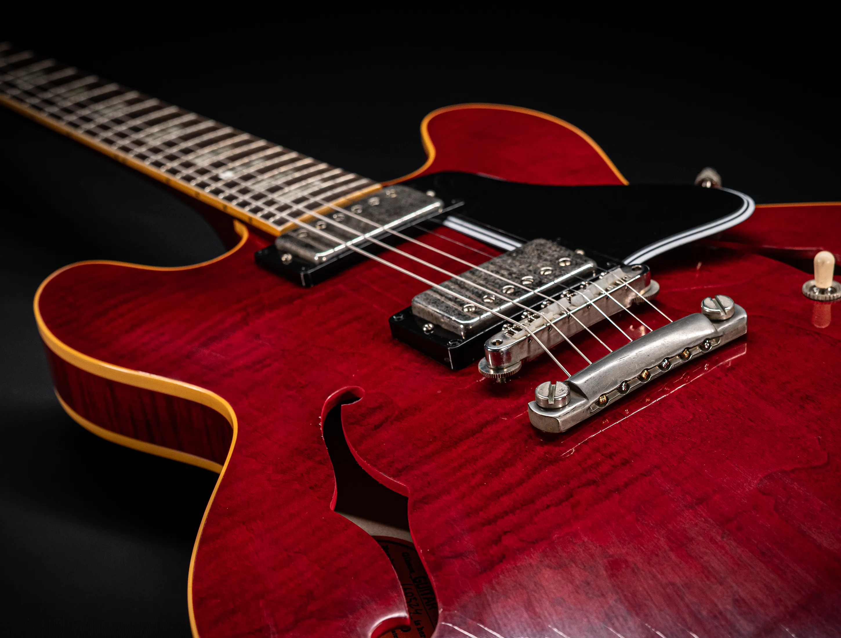 Gibson ES-335 1964 Custom Shop Murphy Lab Ultra Light Aged Figured Maple - 60s Cherry Red