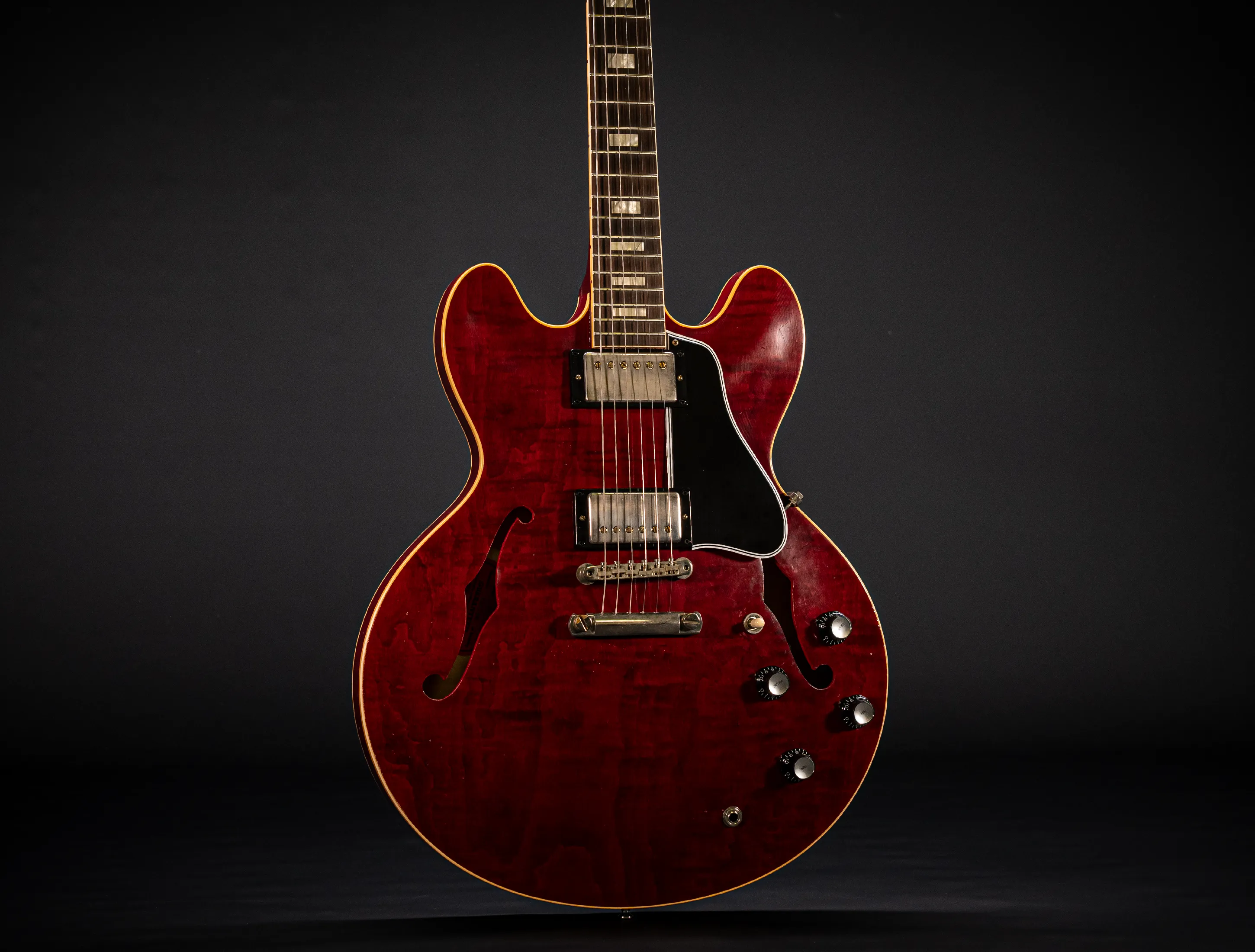 a165229 Gibson ES-335 1964 Custom Shop Murphy Lab Light Aged Figured Maple - 60s Viking Red