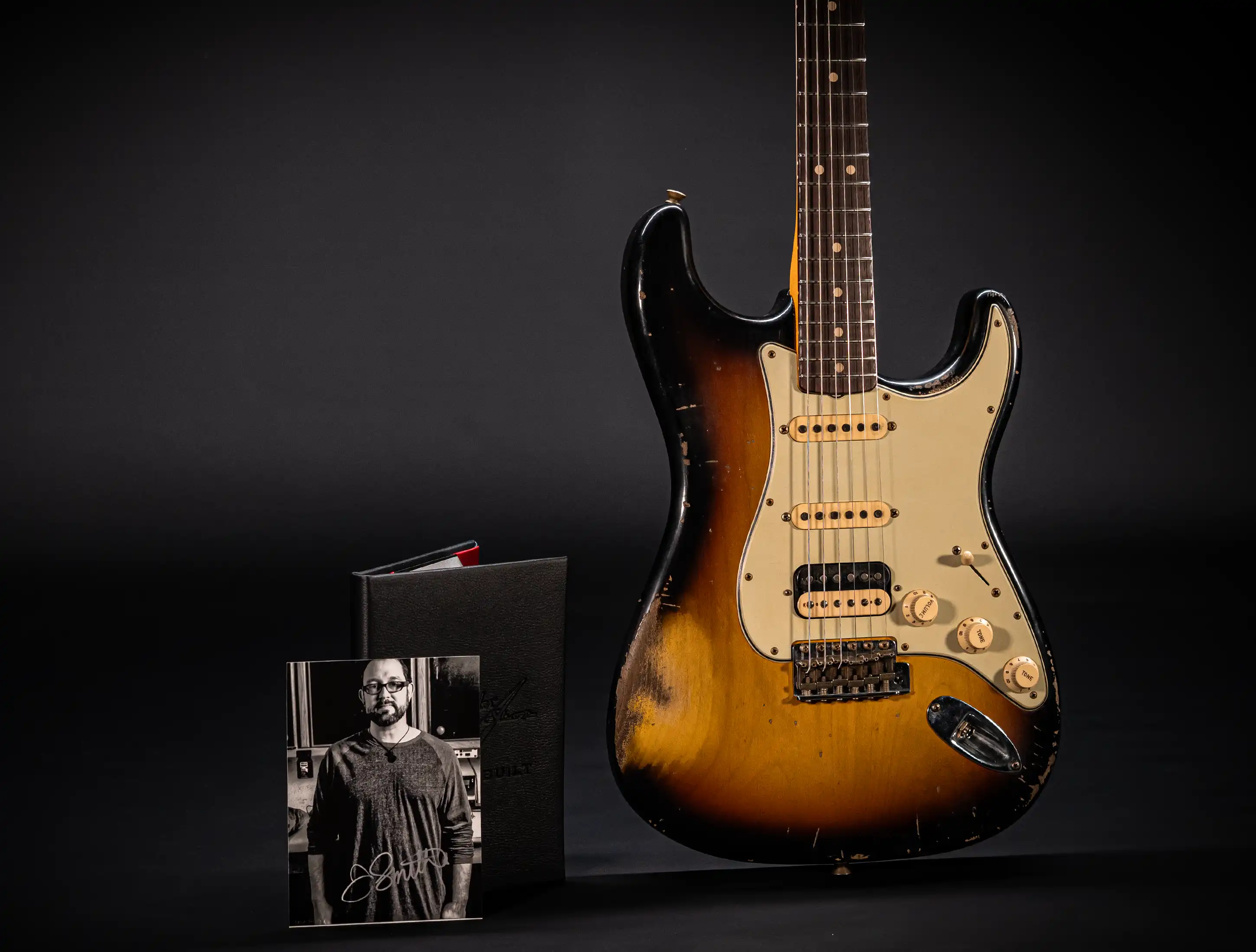 Fender Masterbuilt Jason Smith 1963 HSS Stratocaster Heavy Relic - roasted Sunburst