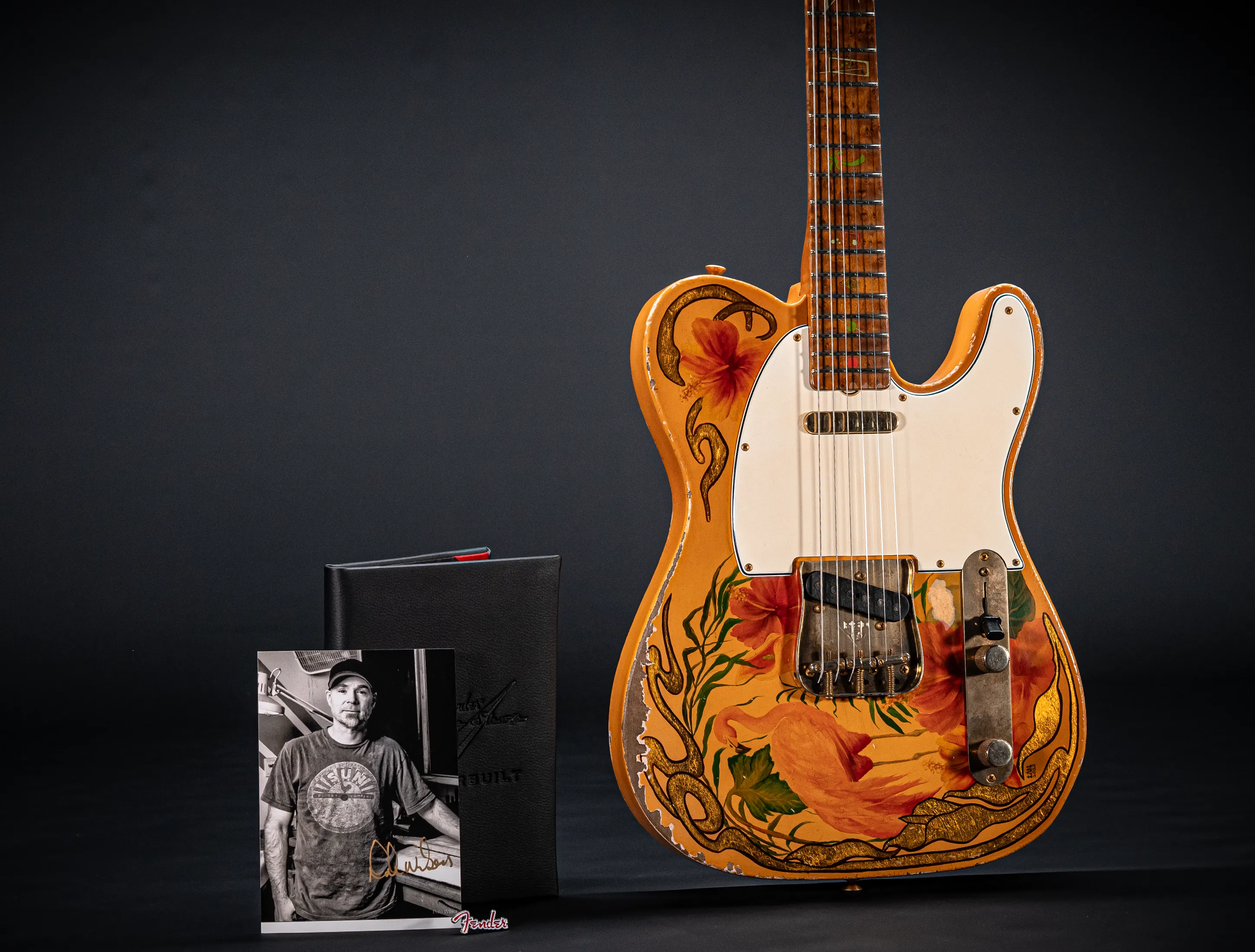 Fender Masterbuilt Dale Wilson FLAMINGO TROPICAN Telecaster ONE-OF-A-KIND