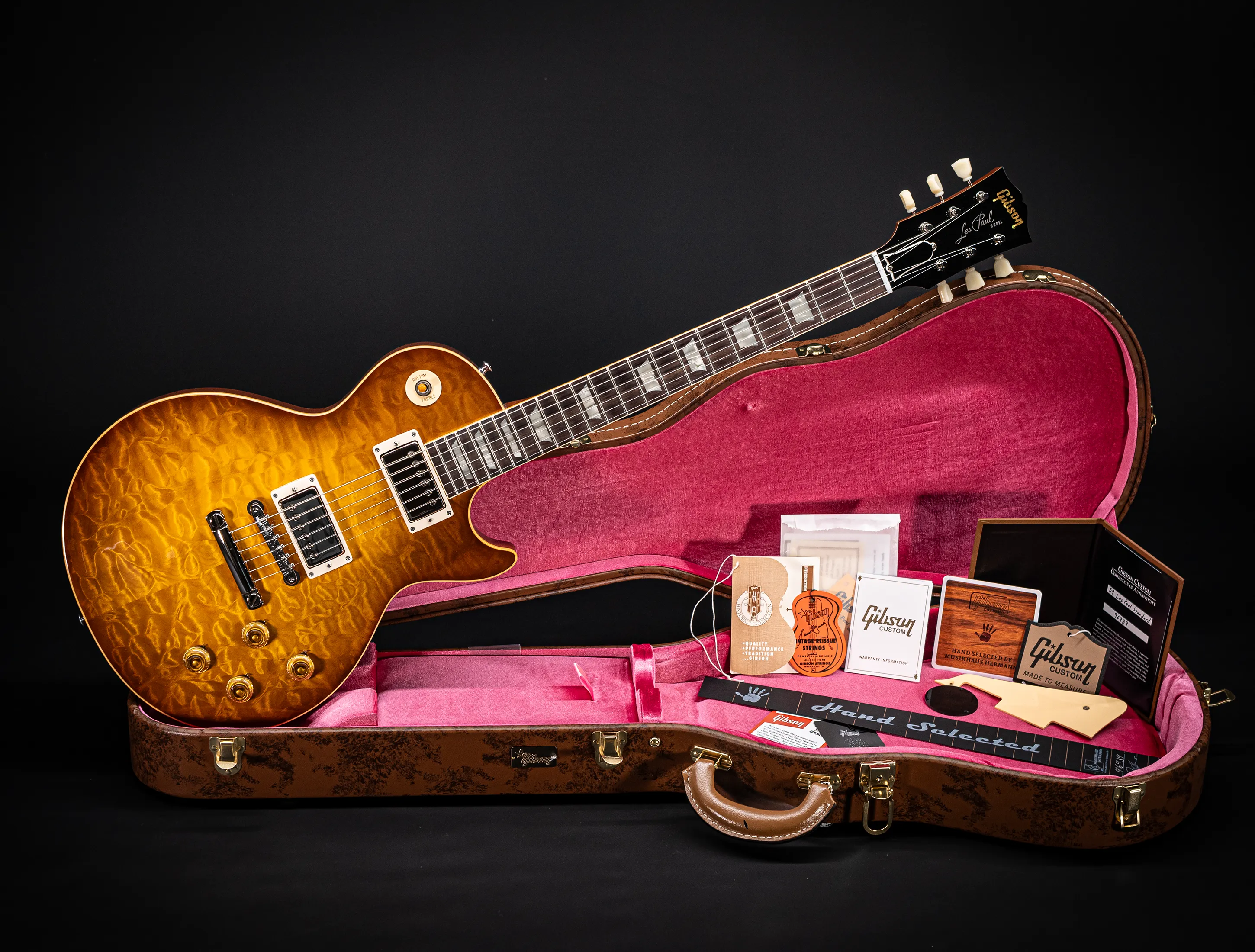 Gibson Les Paul 1959 Reissue 5A-Quilt Maple Top - GLOSS "Factory Special"