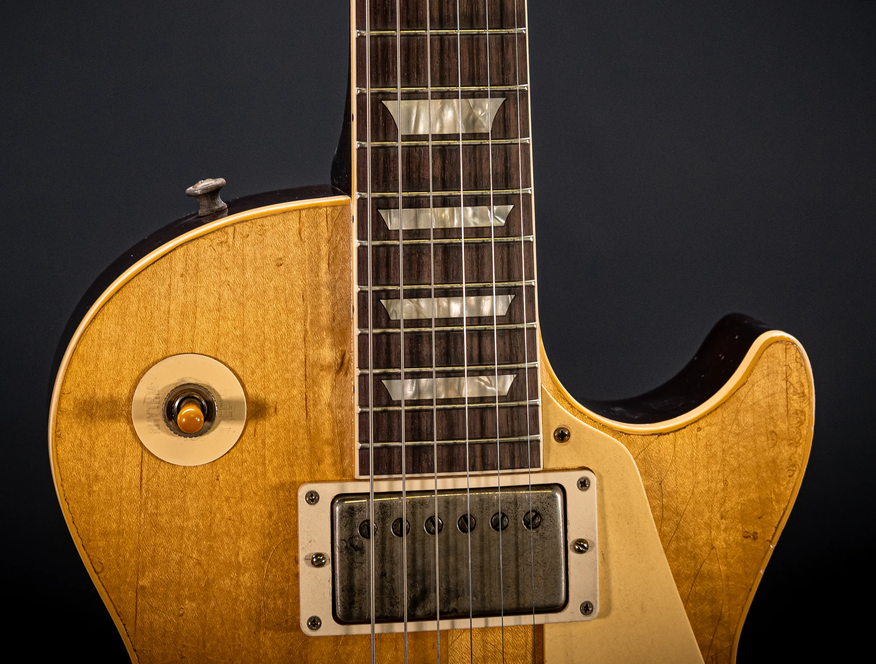 a173453 Gibson-Les-Paul-1958-Reissue-Murphy-Lab-Heavy-Aged-Factory-Special-Heroes-Greatest-Hits-Musikhaus-Hermann