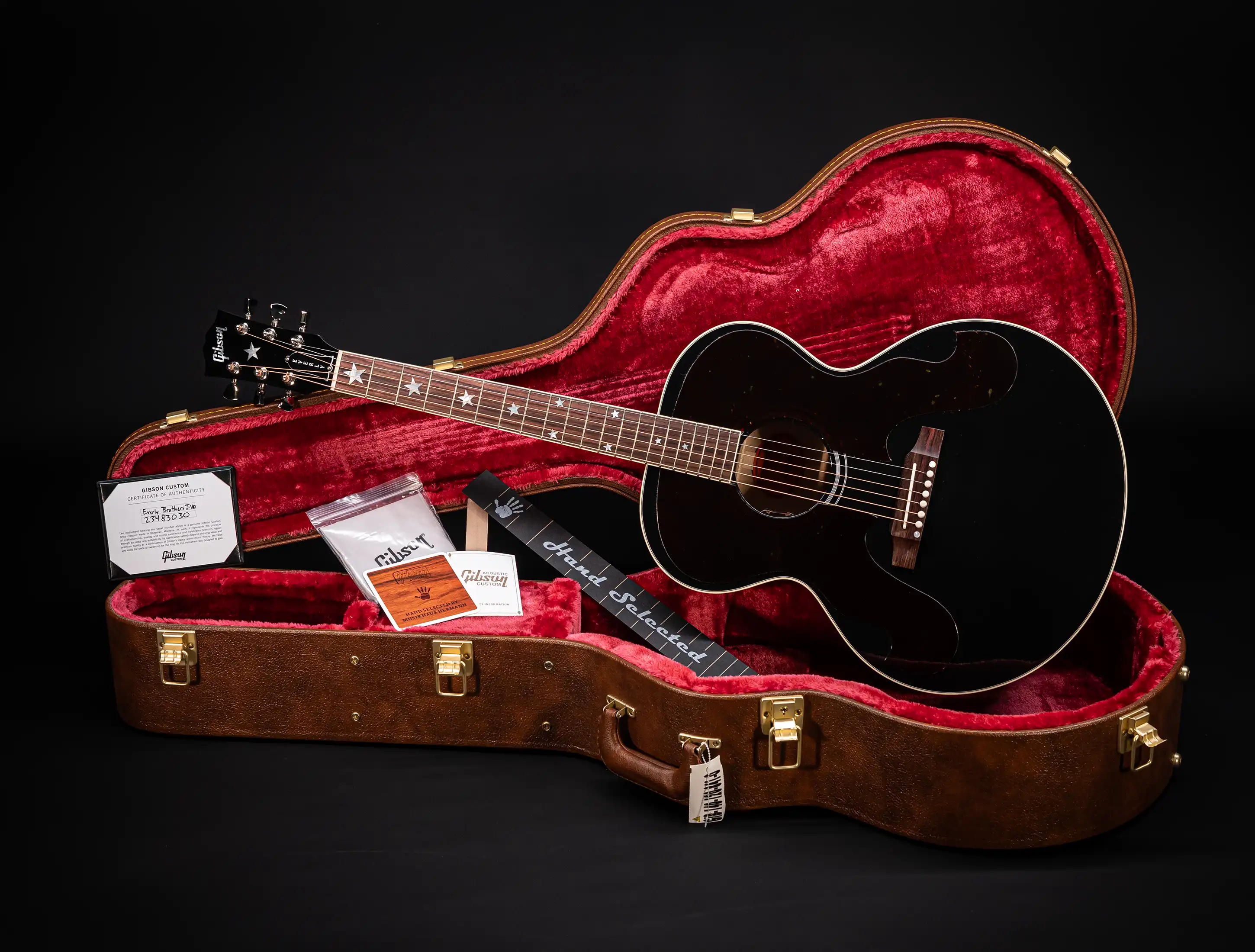 Show gallery (25 images) a156183 Gibson Everly Brothers J-180 Ebony