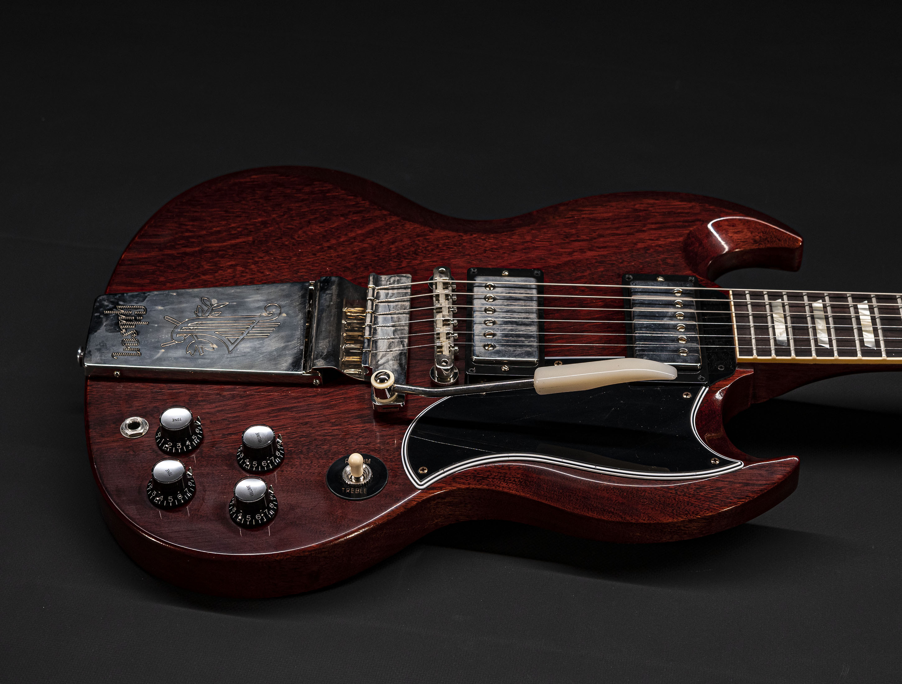 a125451-Gibson-SG-1964-Standard-Reissue-Maestro-Vibrola-Murphy-Lab-Ultra-Light-Aged-Cherry-Red a125451-gibson-sg-1964-standard-reissue-maestro-vibrola-murphy-lab-ultra-light-aged-cherry-red