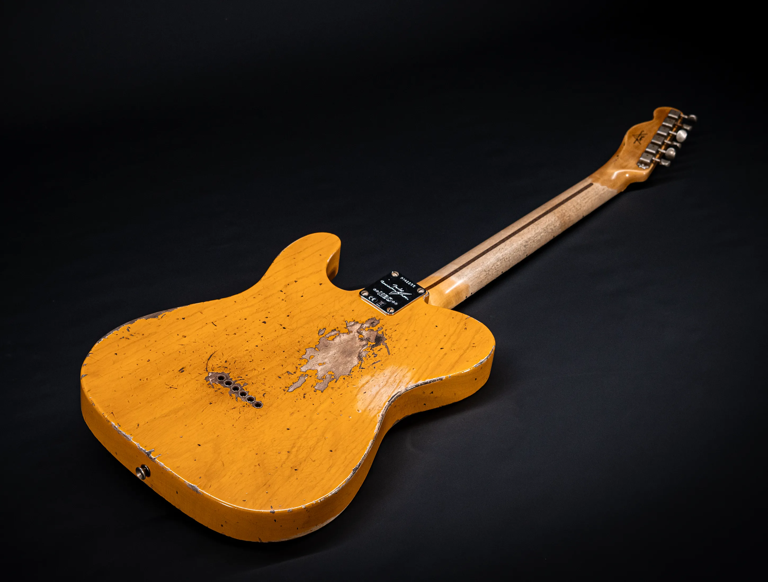 Fender MBD 1952 Telecaster Heavy Relic 1pc Ash Body - Butterscotch Blonde