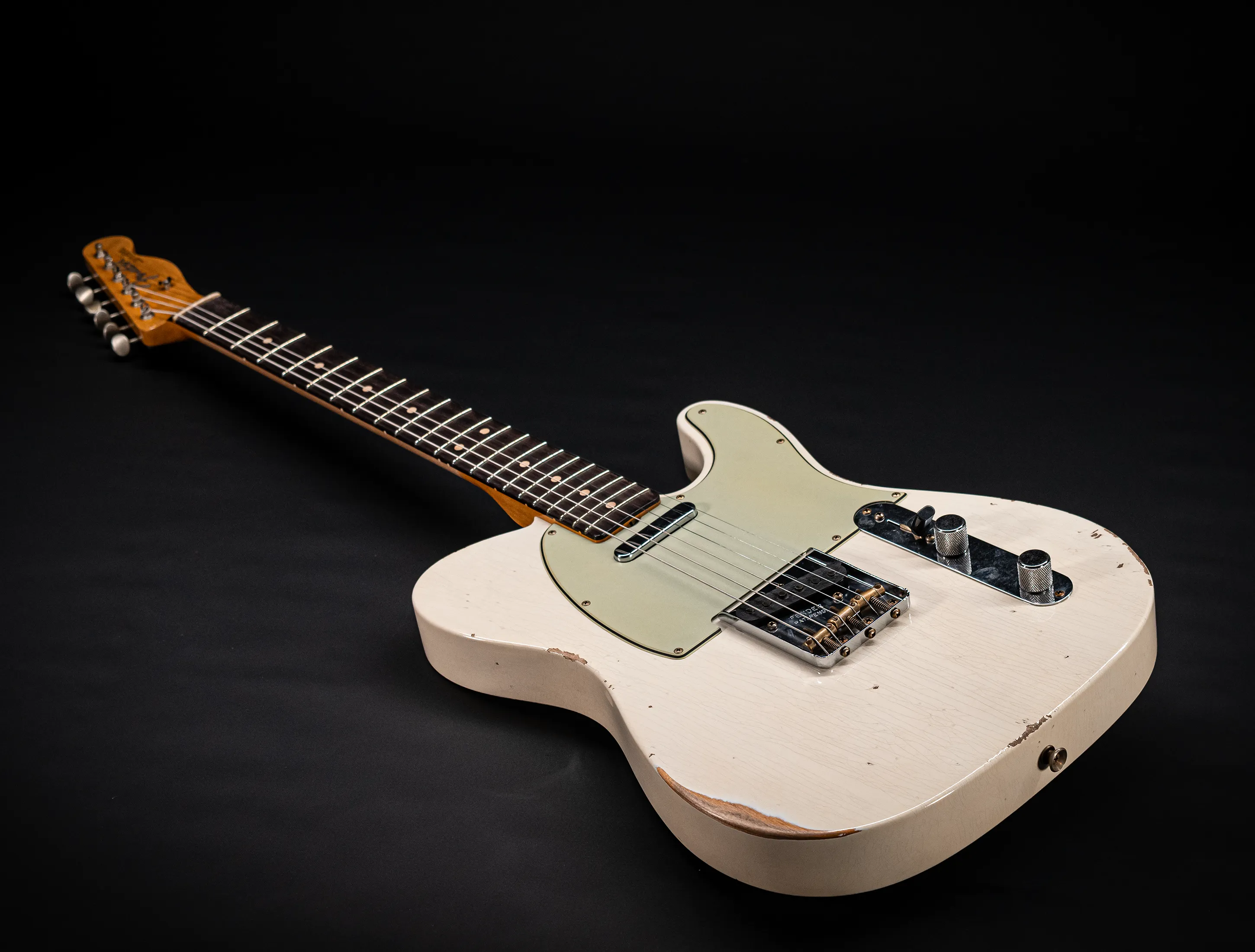 Fender MBD 1963 Telecaster Relic - Olympic White