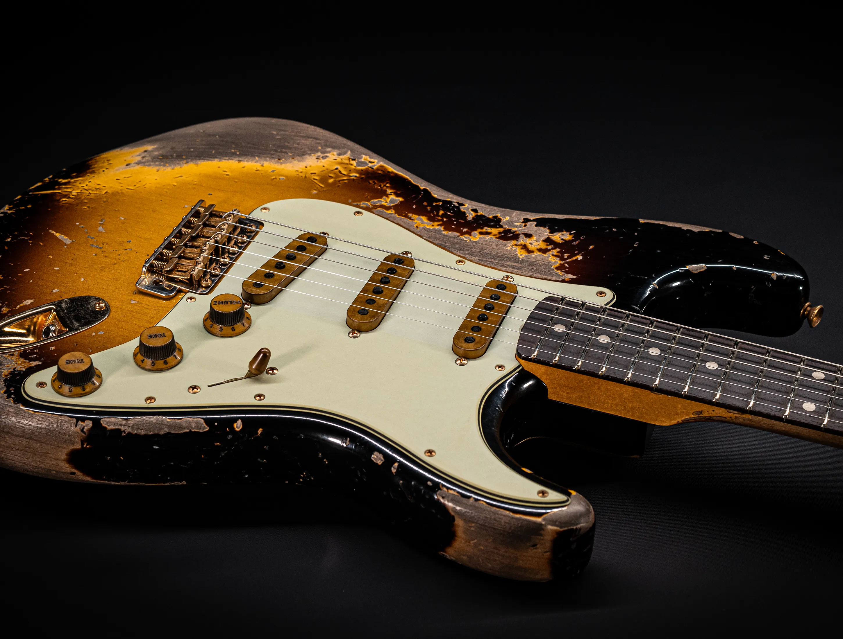 Fender MBD II 1962 Stratocaster MIDAS Super Heavy Relic - ASH Body Sunburst