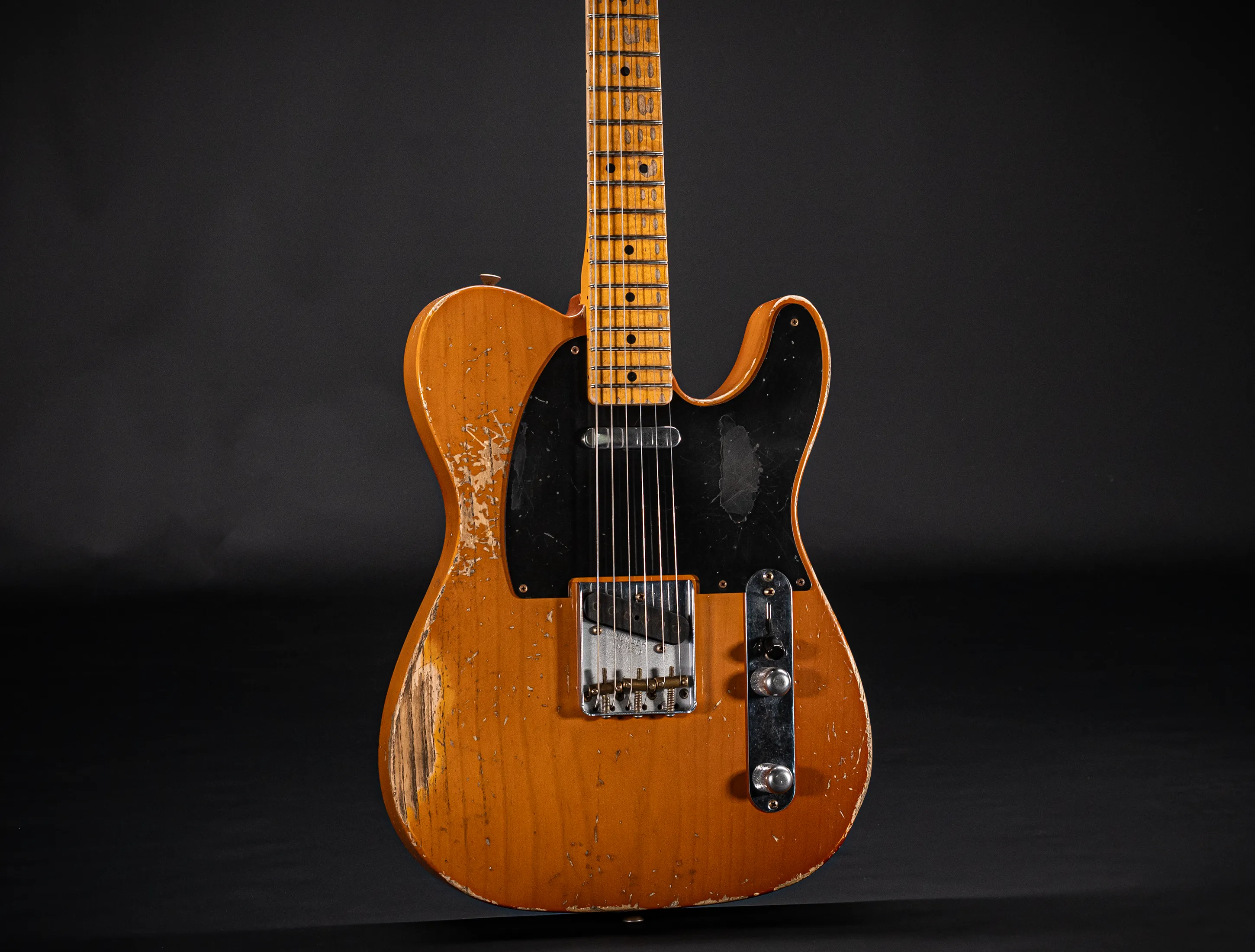 Fender Senior Masterbuilt Jason Smith 1952 Telecaster Heavy Relic - 1pc Ash Butterscotch Blonde