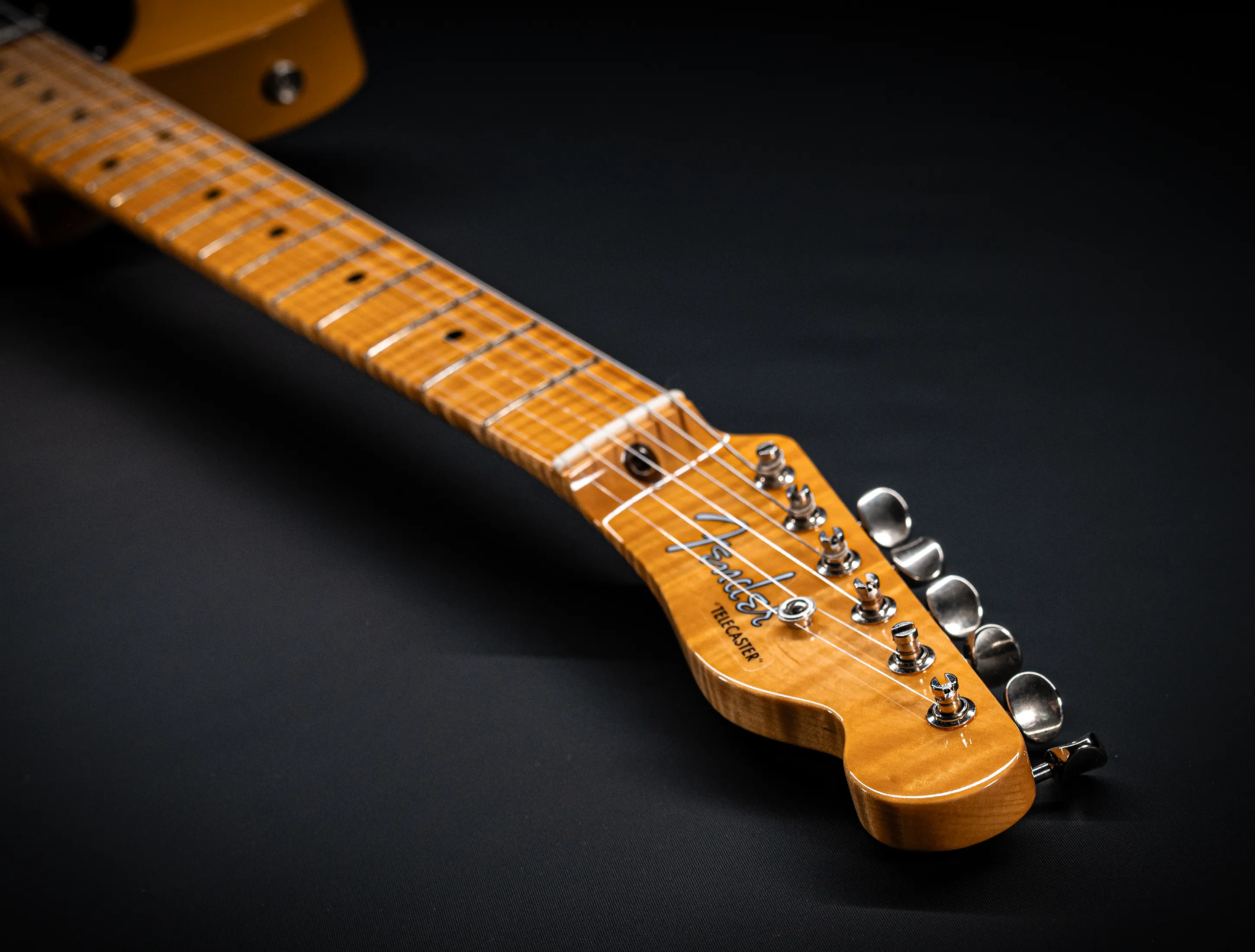 Fender MBD 1952 Humbucker Telecaster GLOSS NOS flame Neck - Butterscotch Blonde