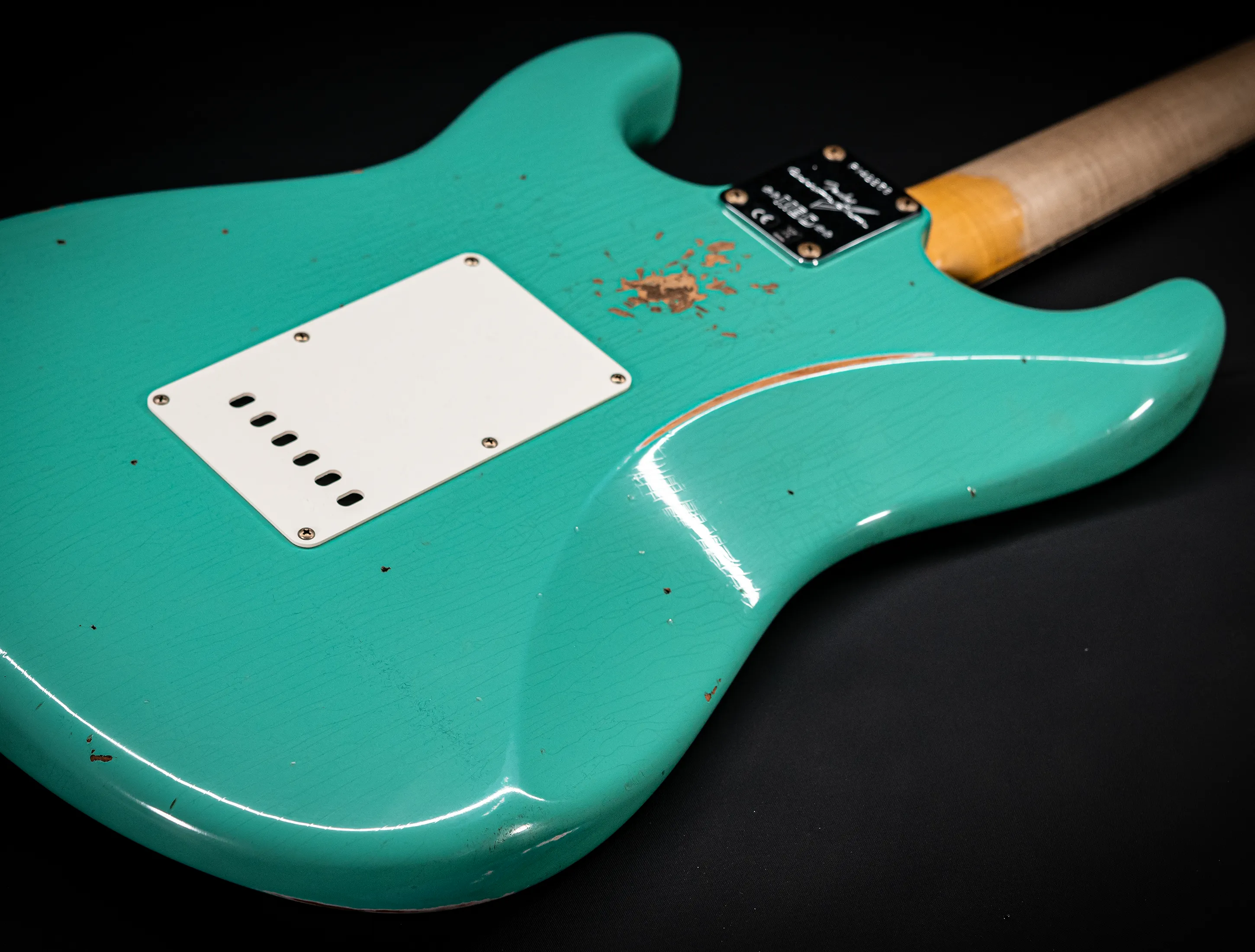 Fender MBD 1963 Stratocaster Relic - Aged Sea Foam Green