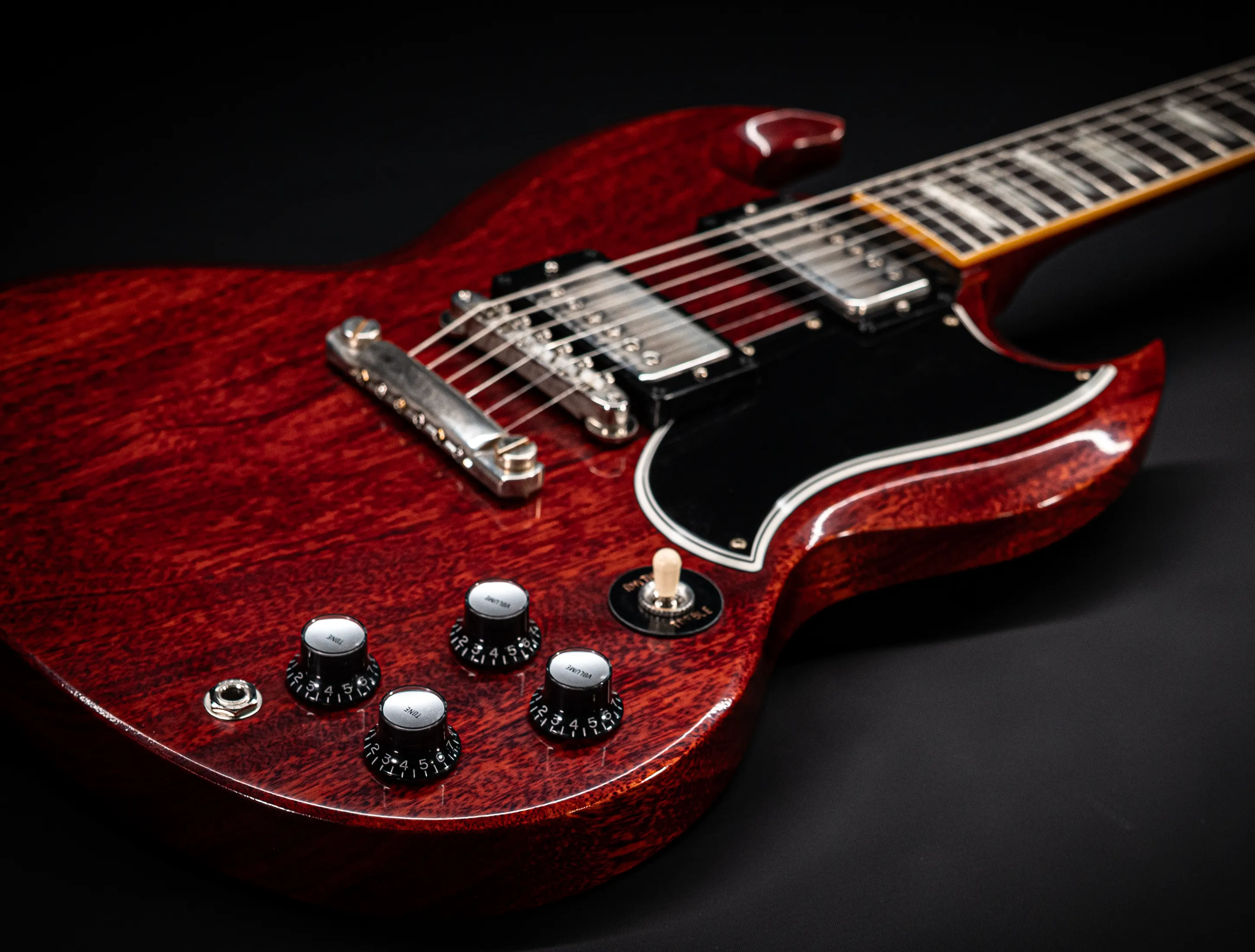 Gibson SG 1961 Standard Reissue Stop Bar VOS Cherry Red