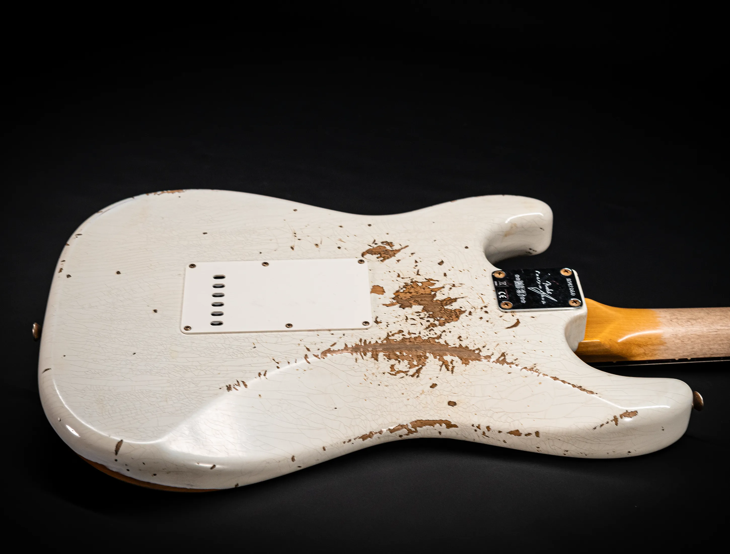 Fender MBD 1963 Stratocaster Heavy Relic - Super Faded Aged Olympic White