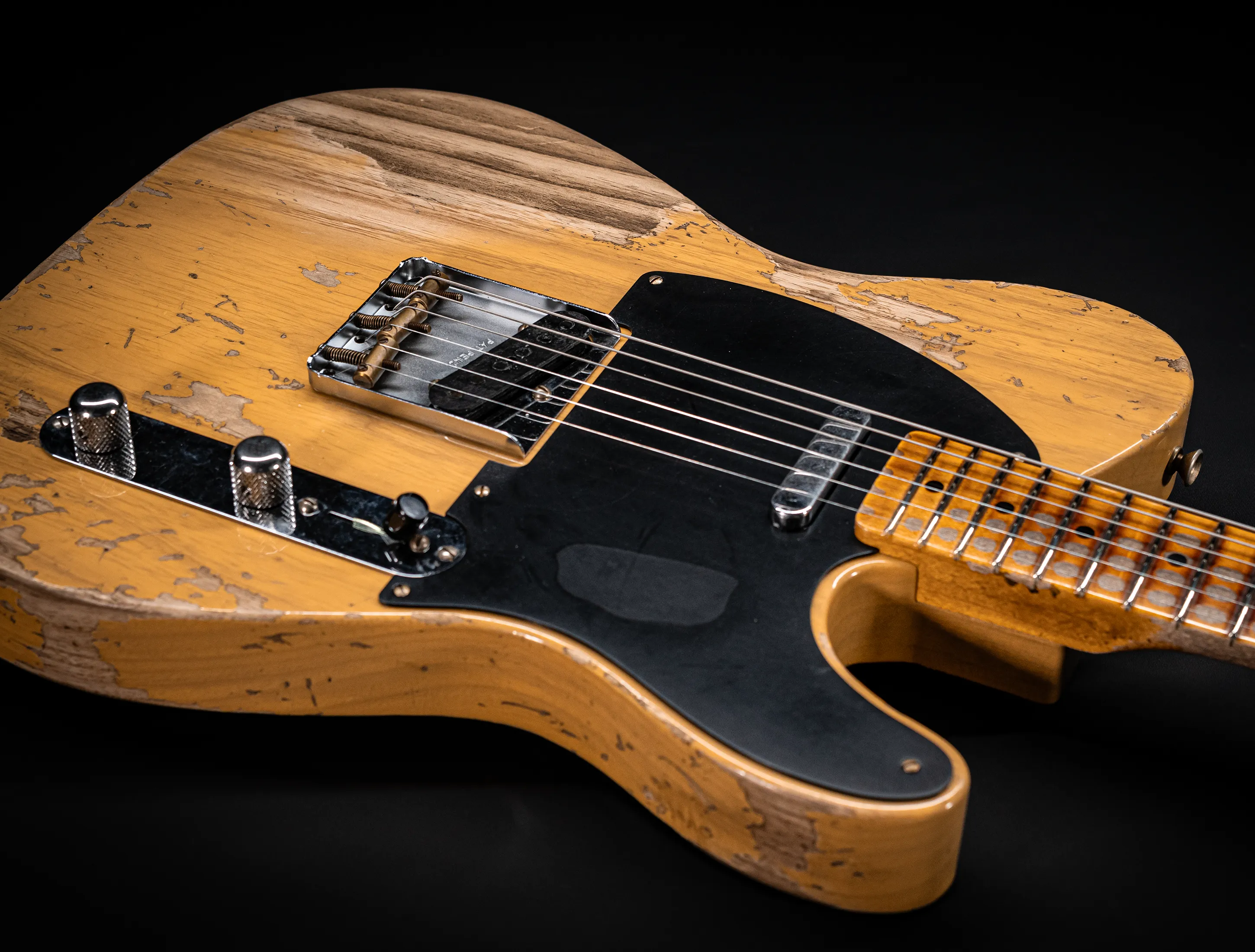 Fender MBD II 1952 Telecaster Super Heavy Relic 1pc. Ash Body - Butterscotch Blonde