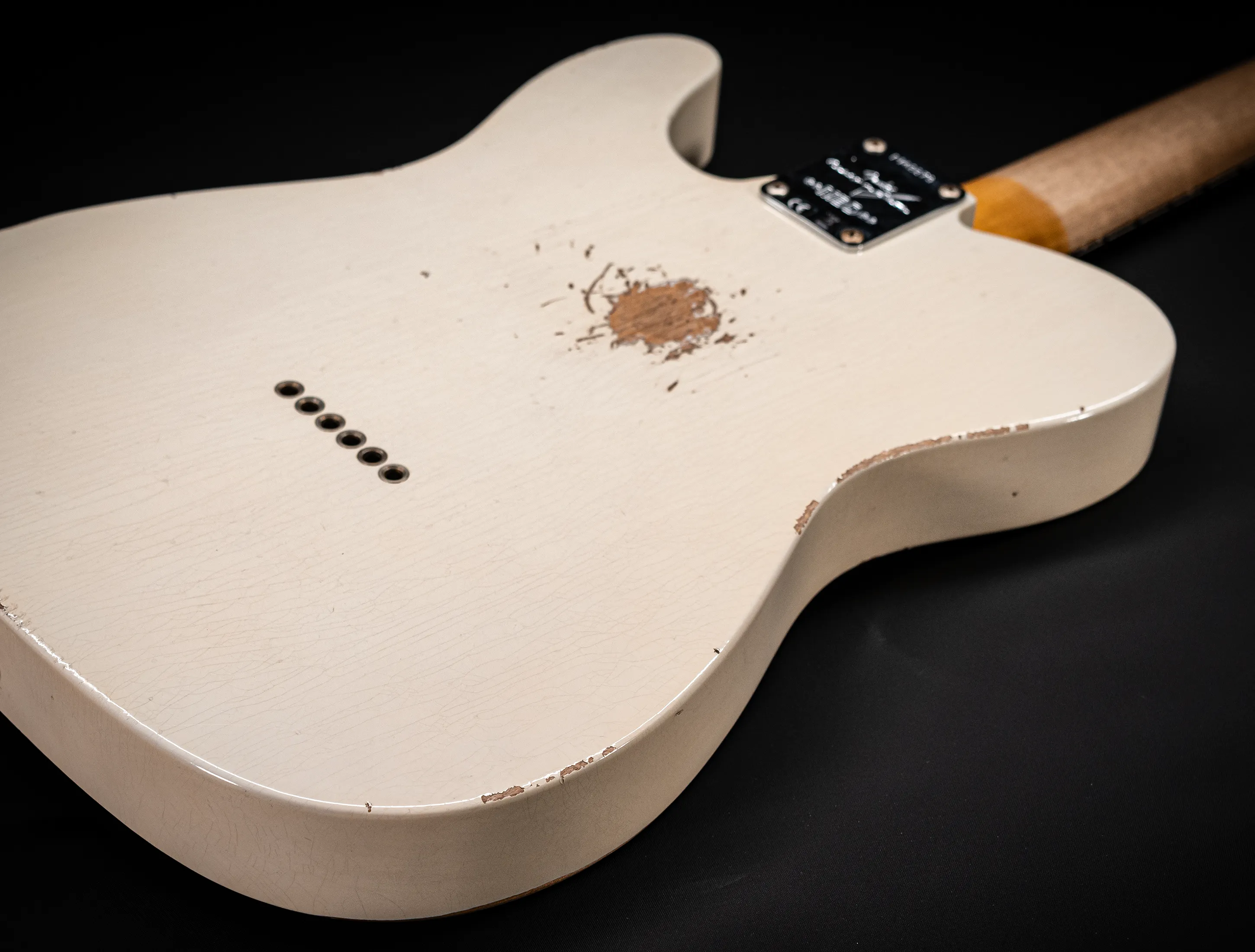 Fender MBD 1963 Telecaster Relic - Olympic White