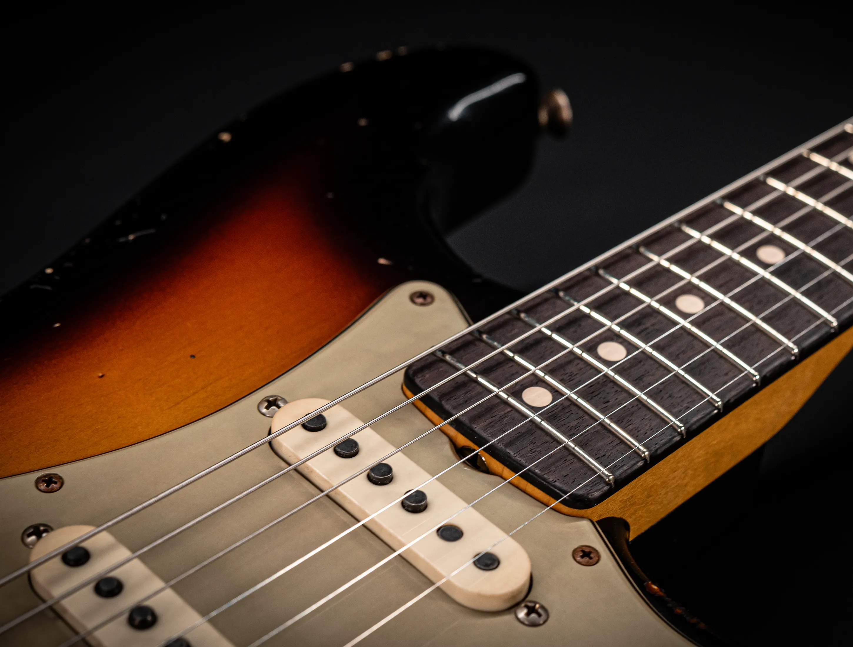 Fender Senior Masterbuilt Todd Krause 1963 Humbucker Stratocaster Relic - Sunburst