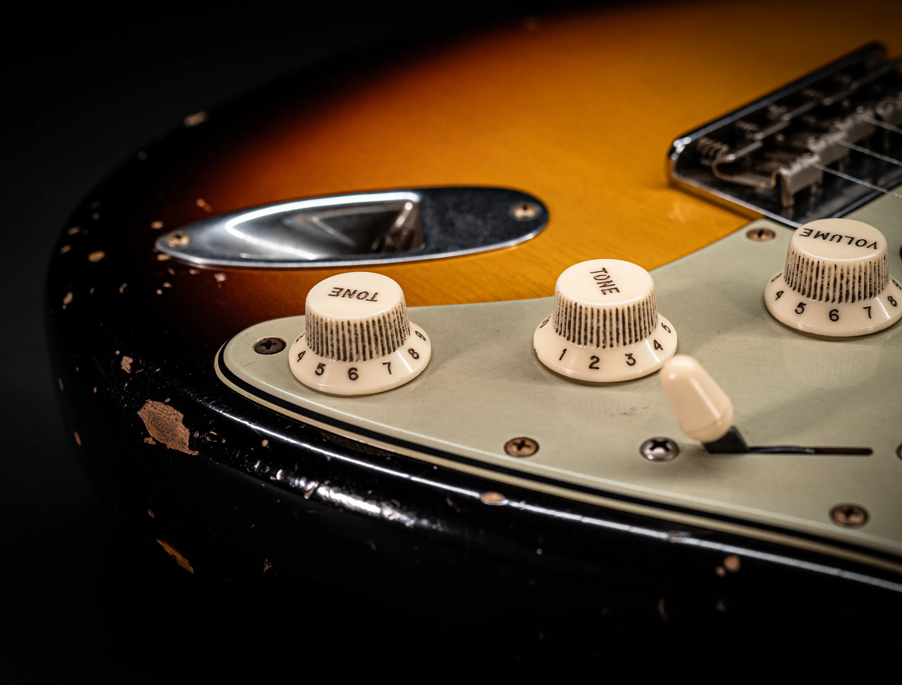 Fender Senior Masterbuilt Todd Krause 1963 Hardtail Humbucker Stratocaster Relic - Sunburst