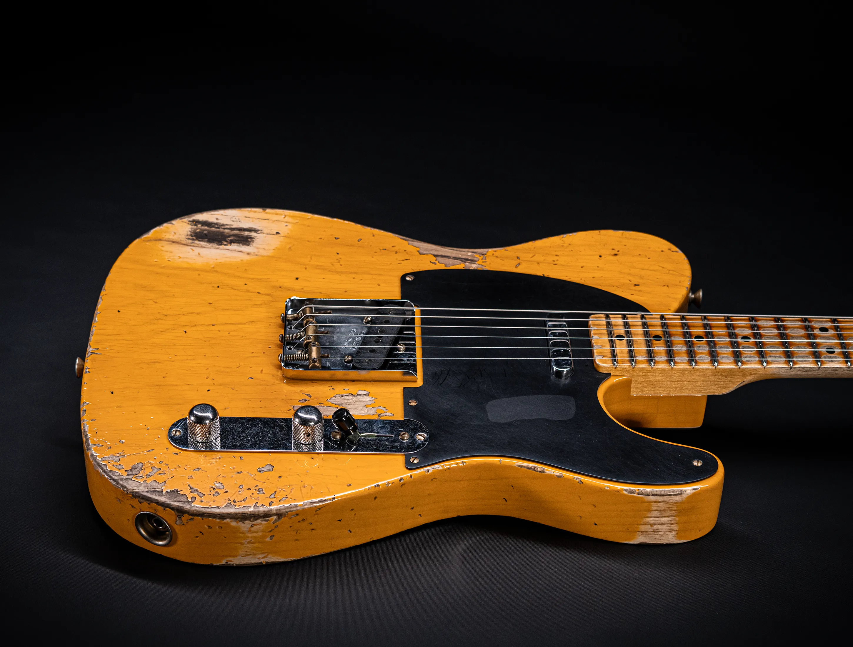 Fender MBD 1952 Telecaster Heavy Relic 1pc Ash Body - Butterscotch Blonde