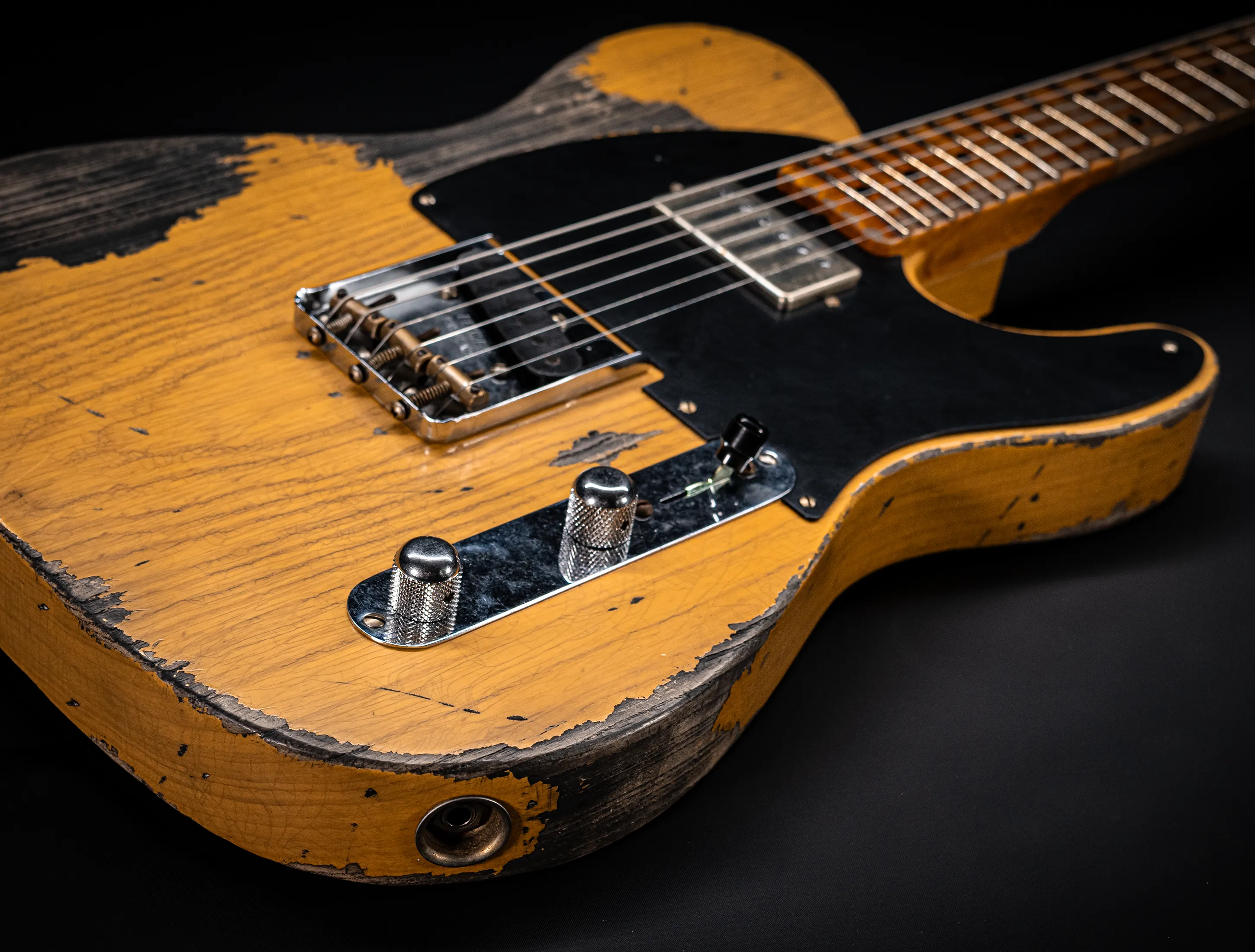 Fender MBD II 1952 Humbucker Telecaster Super Heavy Relic 1pc. Ash Body - Butterscotch Blonde