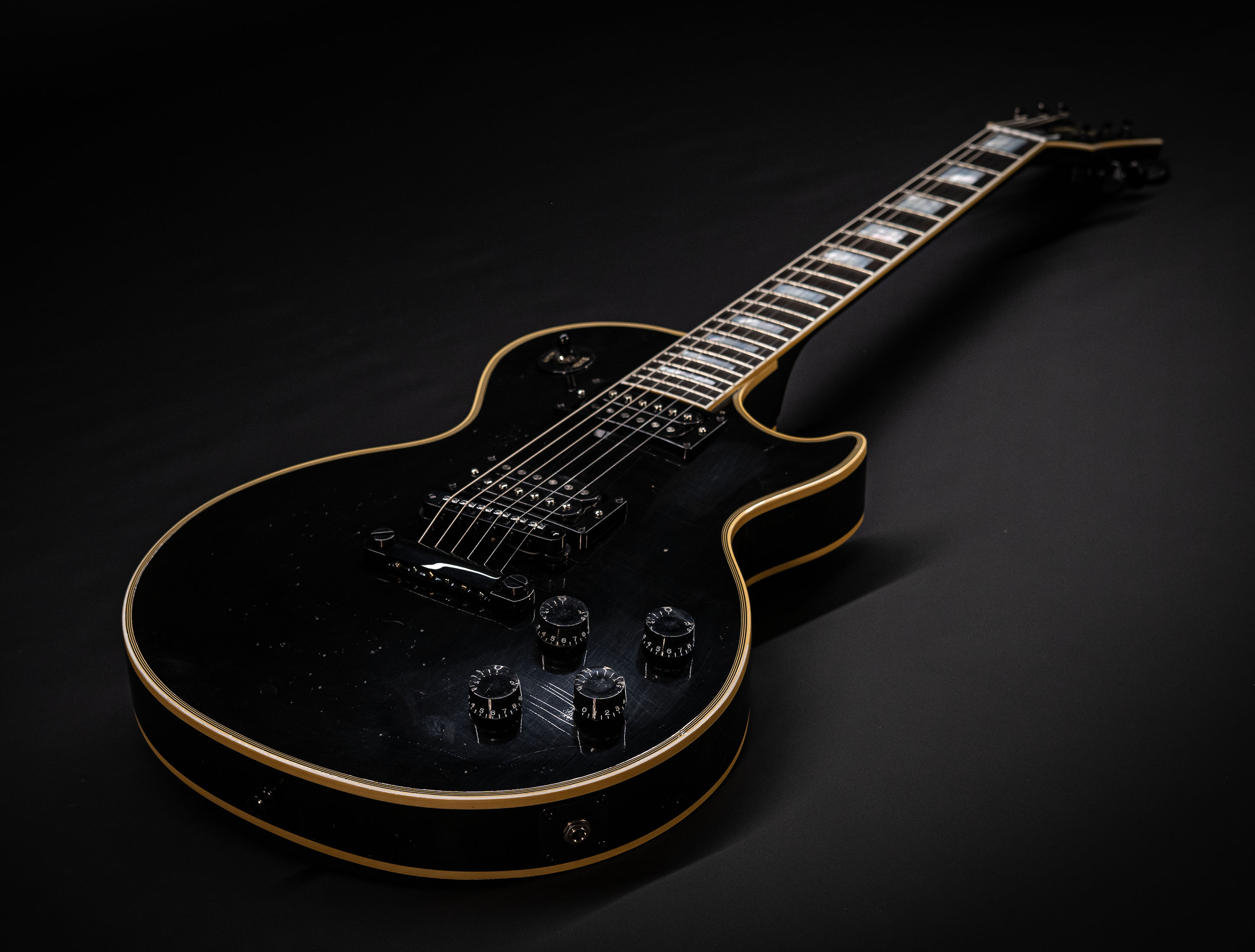 a153301 Gibson-Kirk-Hammett-1989-Les-Paul-Custom-Ebony-Limited-No-010