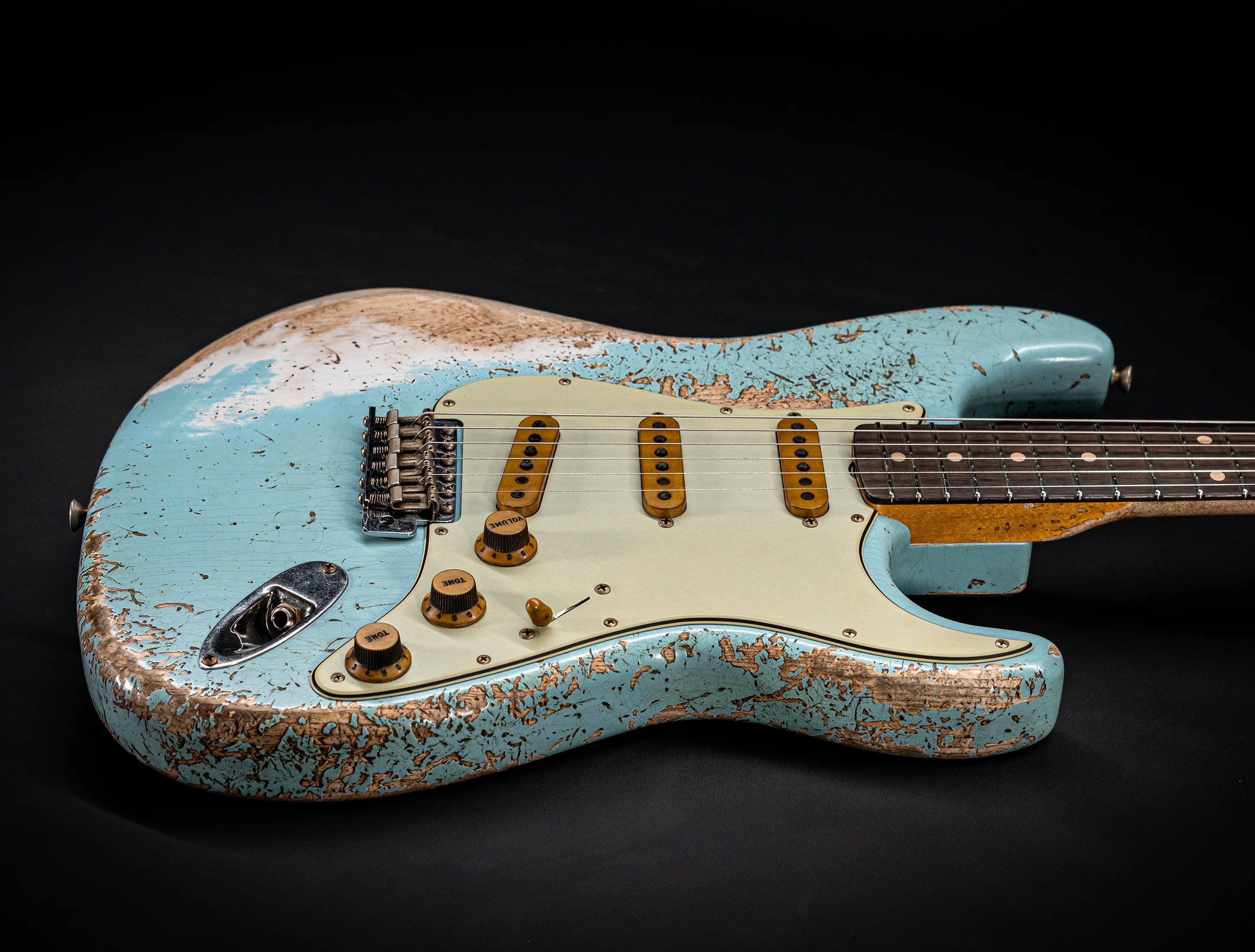 Fender MBD II 1962 Stratocaster MIDAS Super Heavy Relic - ASH Body Daphne Blue