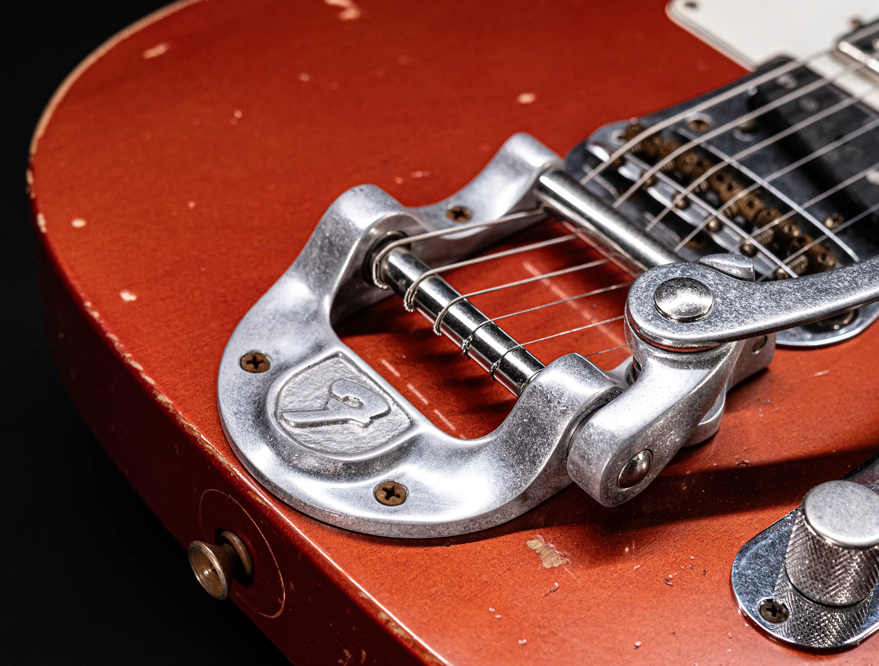 Fender Masterbuilt Dennis Galuszka Limited Edition Mike Campbell 1972 „Red Dog“ Telecaster
