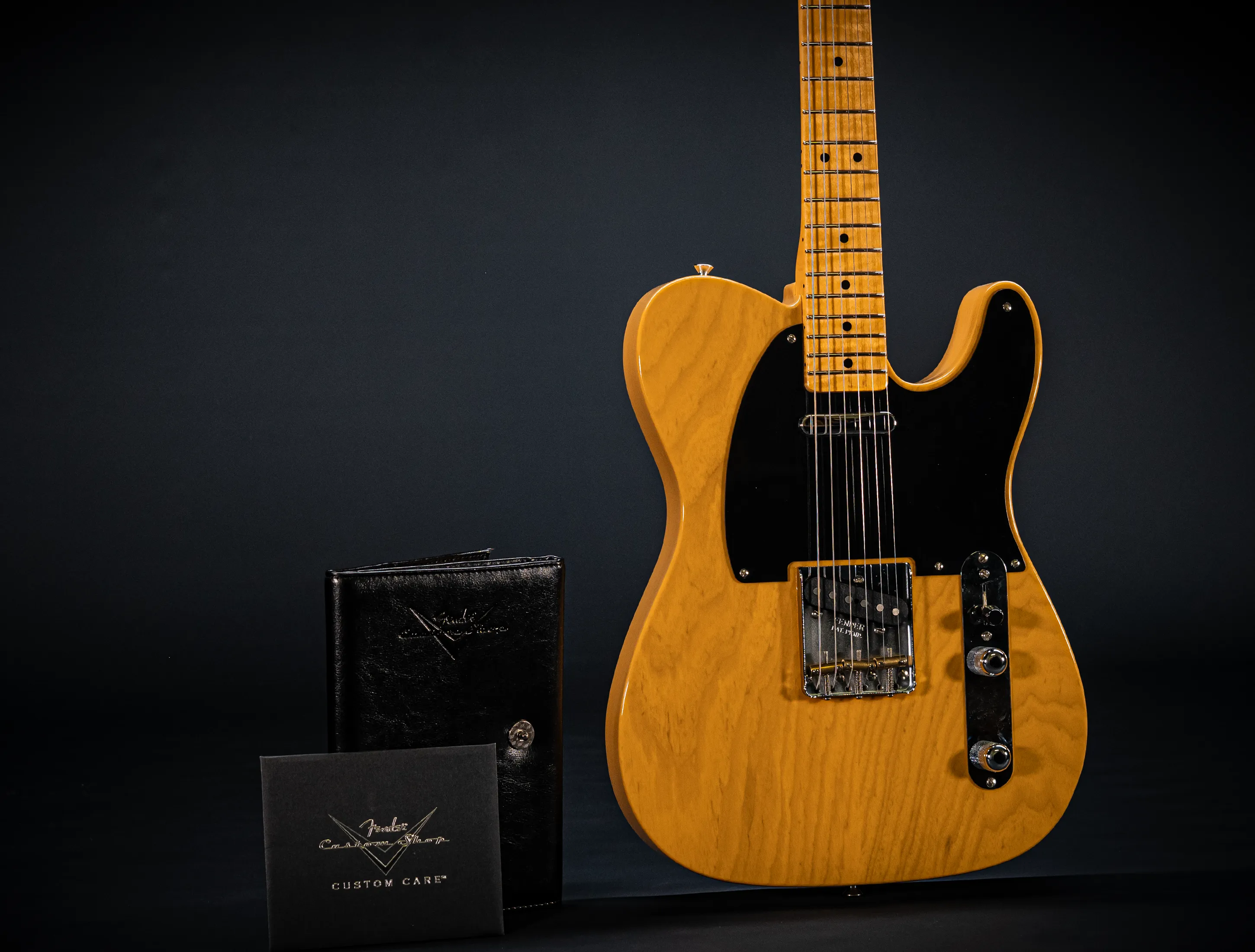 Fender MBD Limited 1952 Telecaster Timeless NOS flame Neck - Butterscotch Blonde