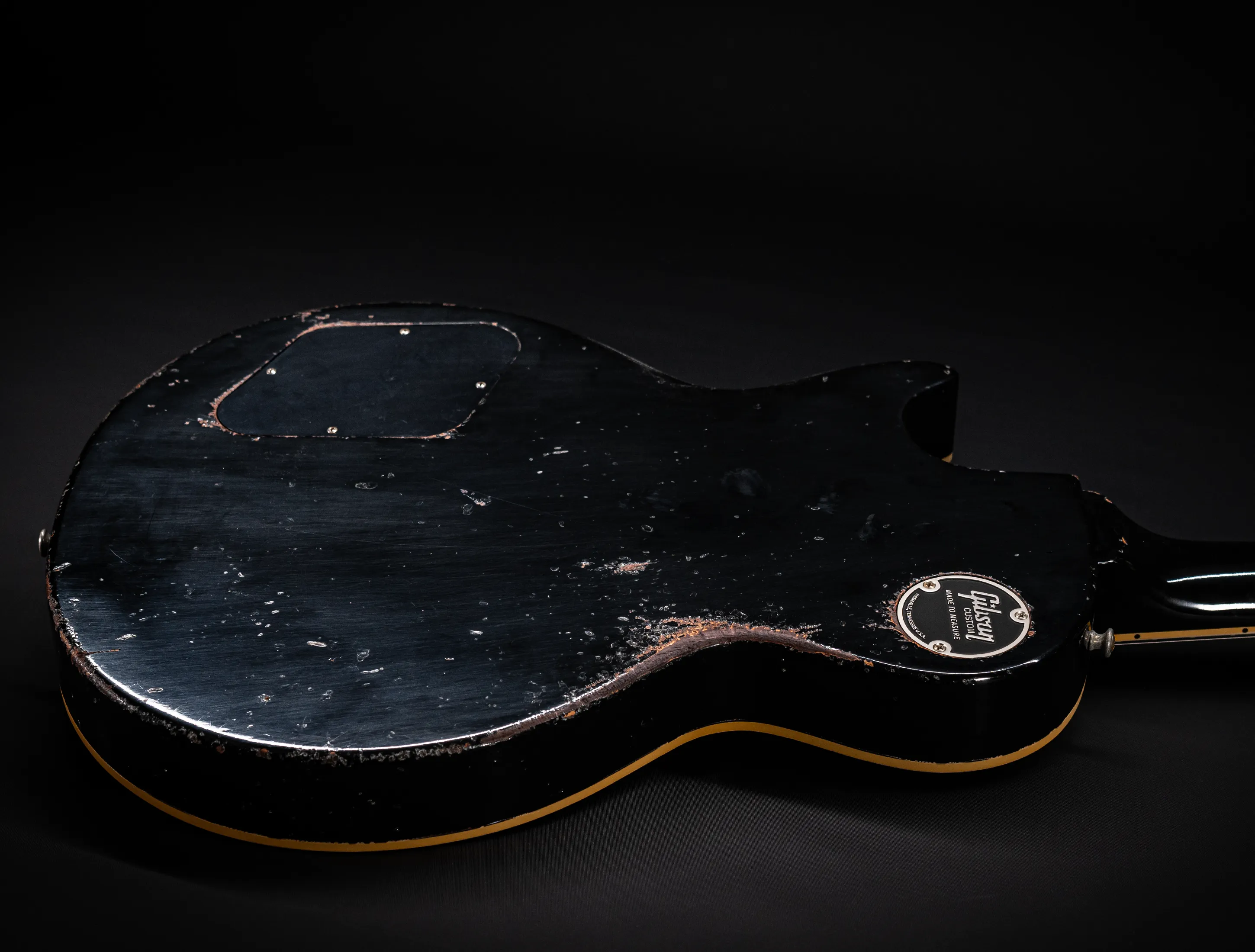 Gibson Les Paul 1958 Standard Murphy Lab Heavy Aged - Factory Black