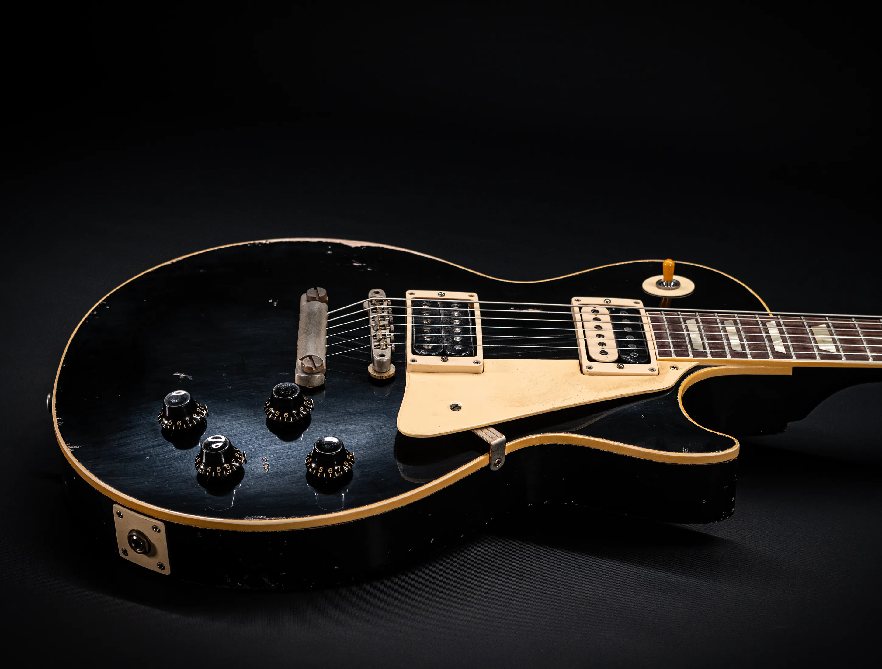 Gibson Les Paul 1958 Standard Murphy Lab Heavy Aged - Factory Black