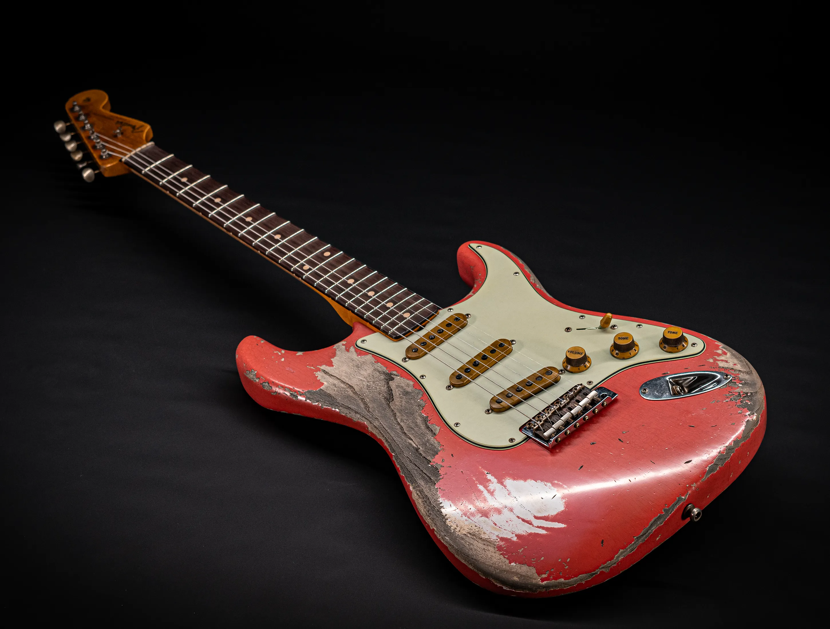 Fender MBD II 1962 Stratocaster MIDAS Super Heavy Relic - ASH Body Fiesta Red