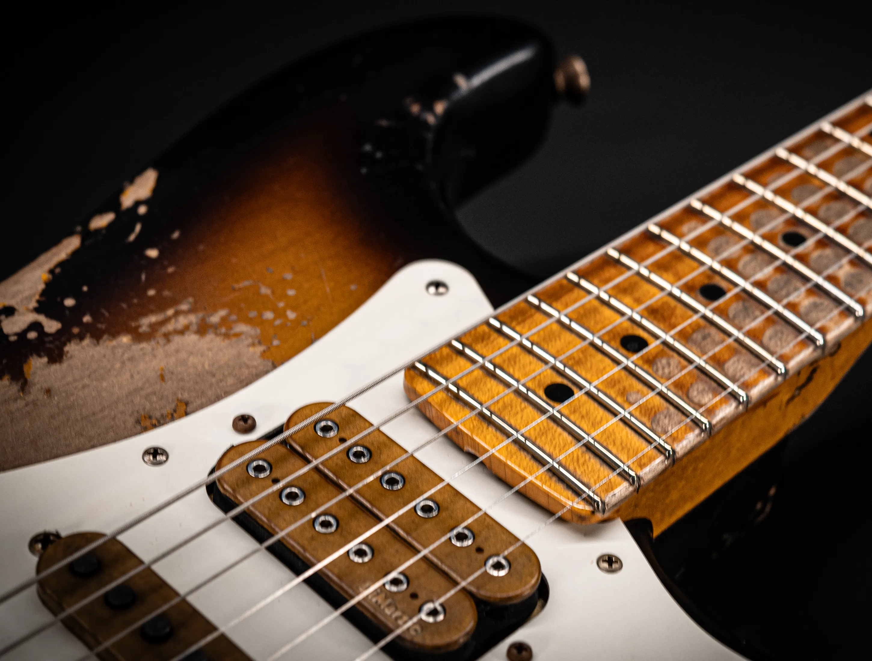 Fender MBD II 1956 FLOYD ROSE Stratocaster MIDAS Super Heavy Relic - Sunburst