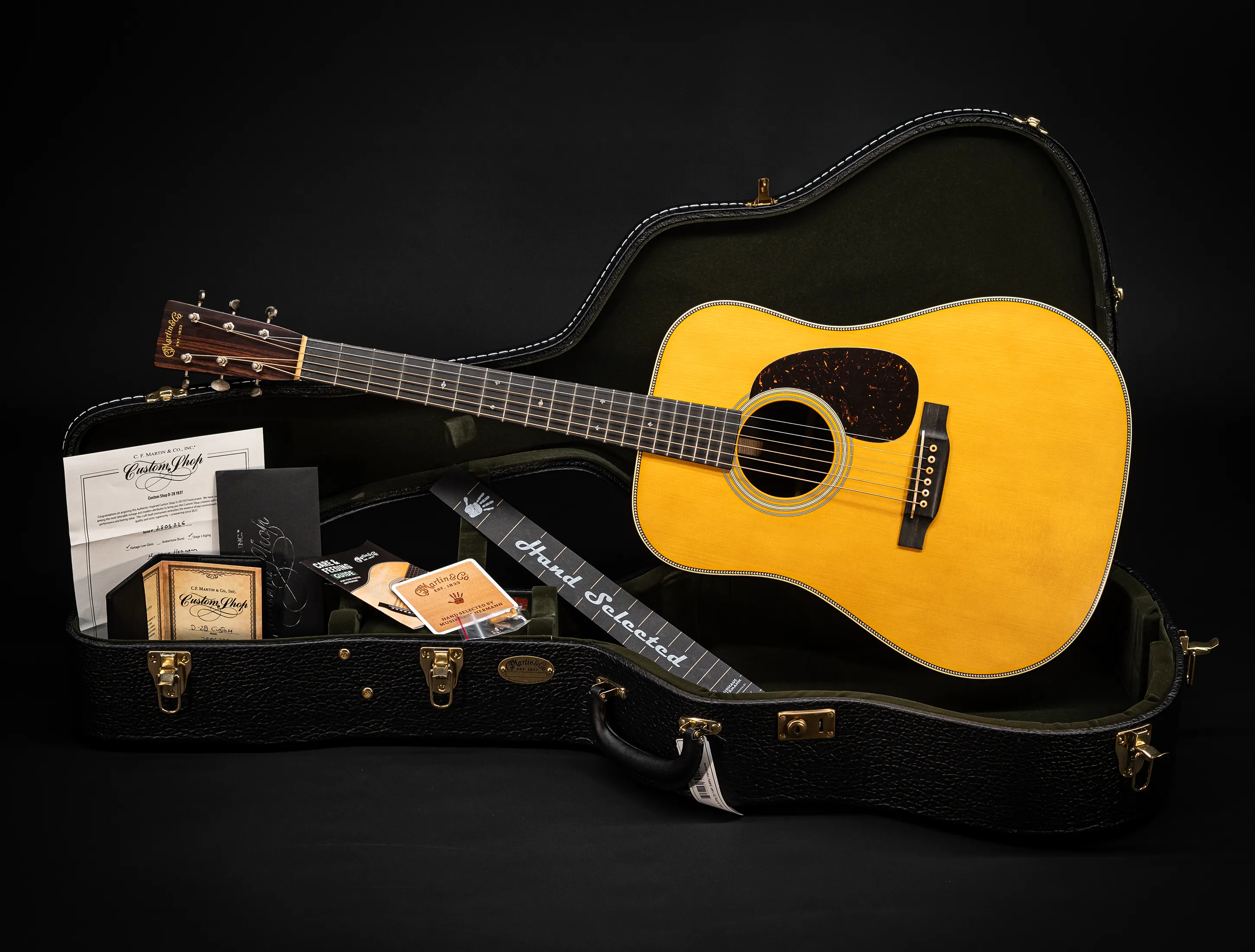 Galerie anzeigen (30 Bilder) a161421 Martin Custom Shop D-28 Authentic 1937 - Stage 1 Aging