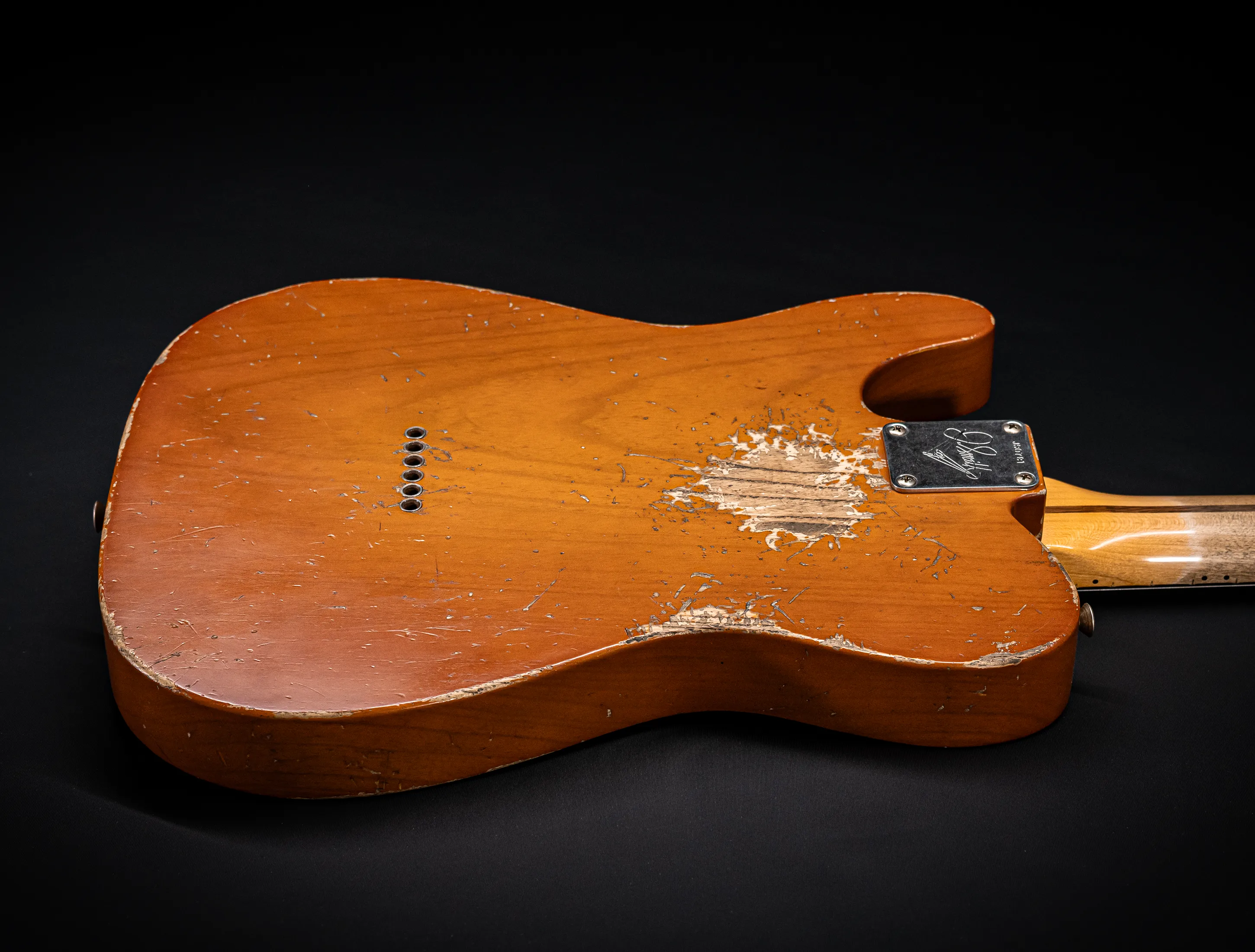 Fender Senior Masterbuilt Jason Smith 1952 Telecaster Super Heavy Relic - 1pc Ash Butterscotch Blonde