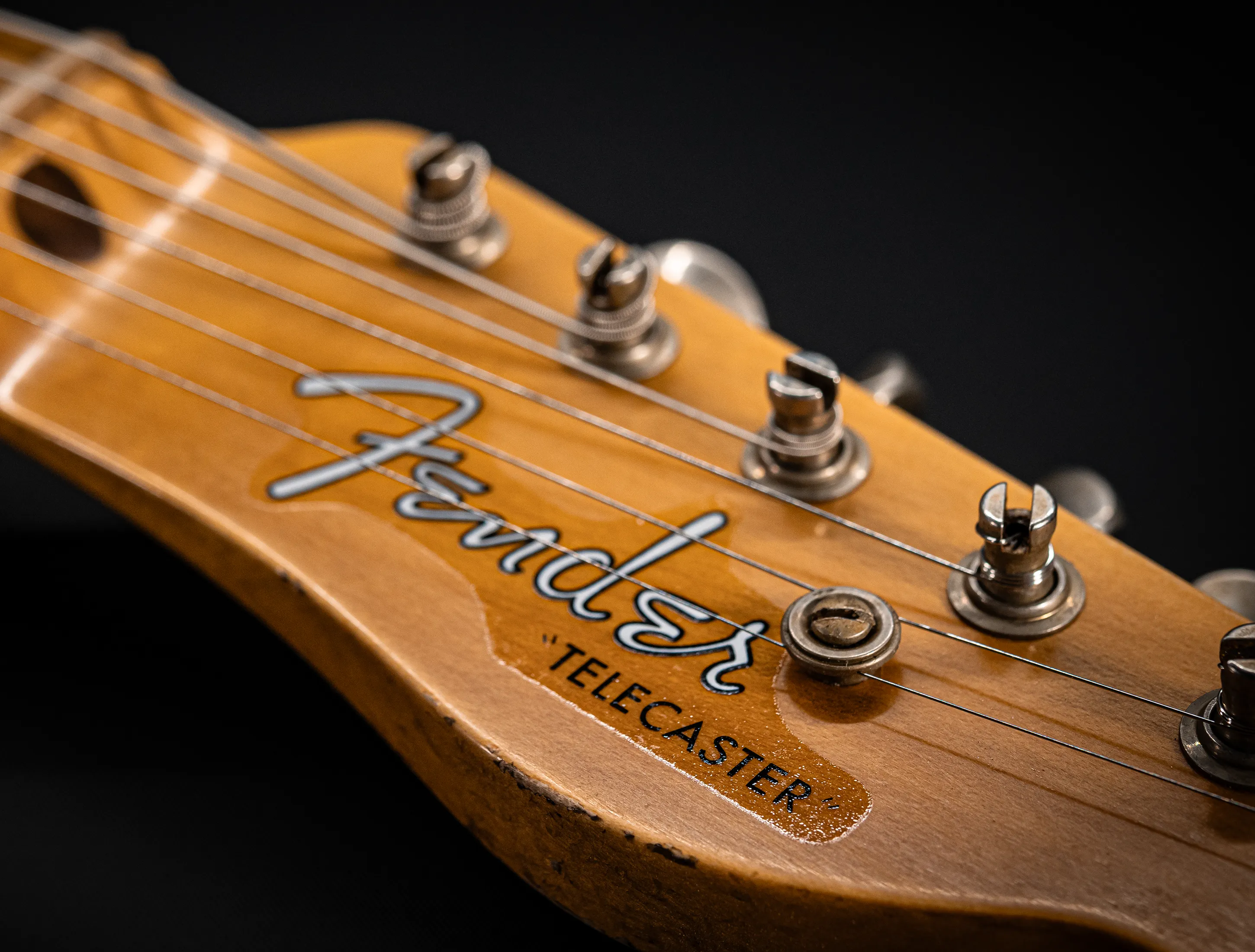 Fender MBD 1952 Telecaster Humbucker Between Relic & Heavy Relic - Black