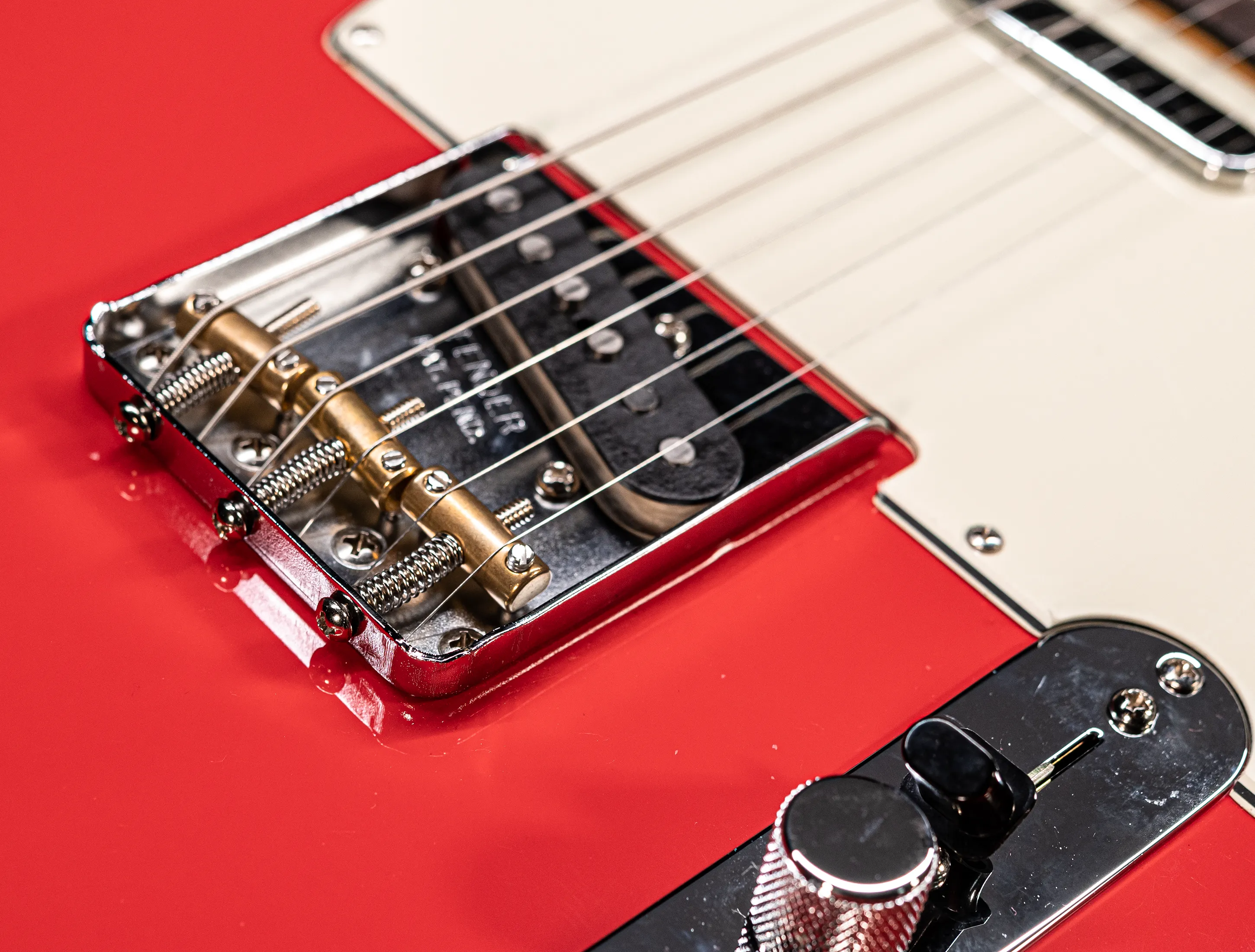 a164301 Fender MBD Limited 1963 Telecaster Timeless NOS flame Neck - Fiesta Red