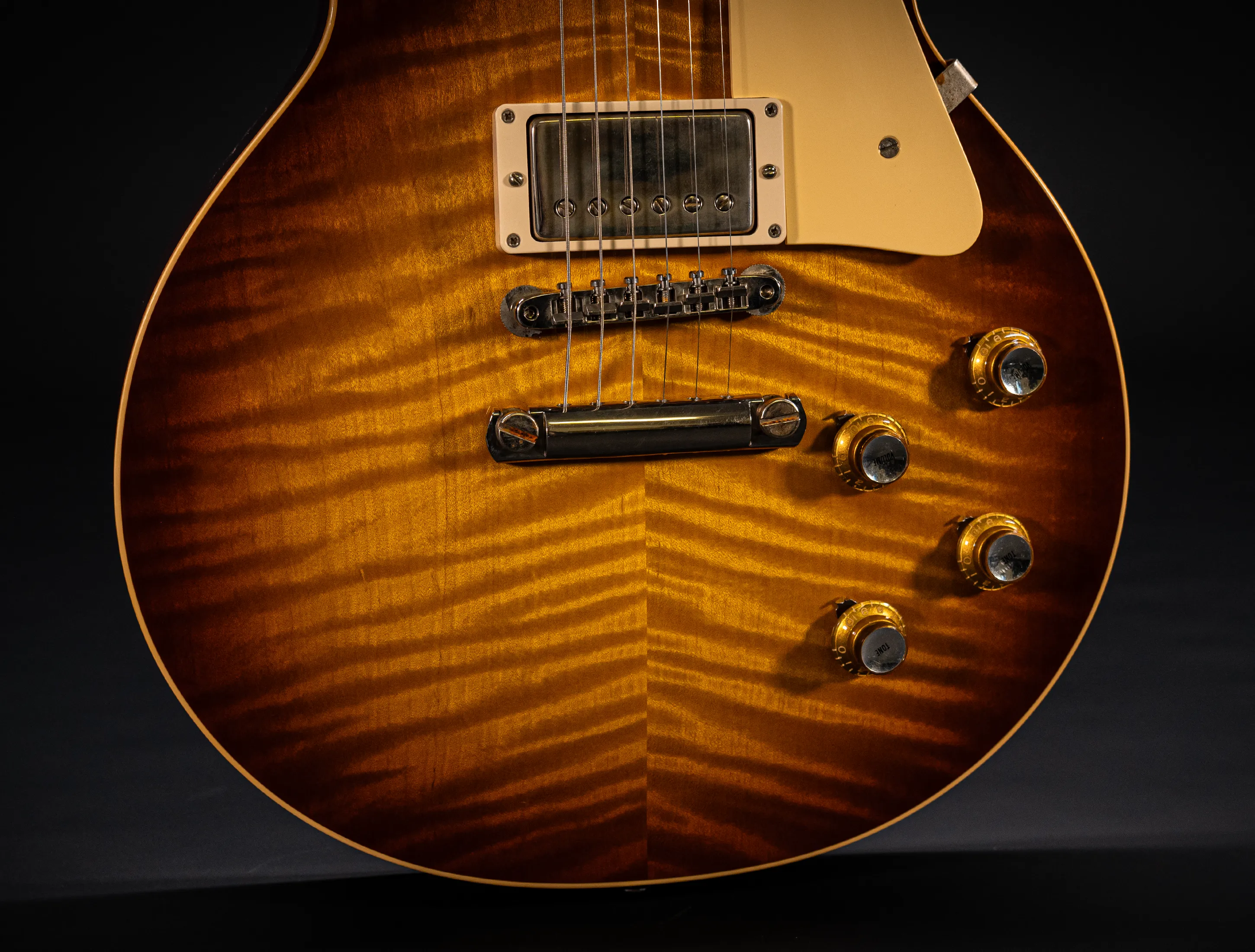 a170813 Gibson Les Paul 1960 Standard Reissue VOS - Iced Tea Burst AAAA Top Musikhaus-Hermann