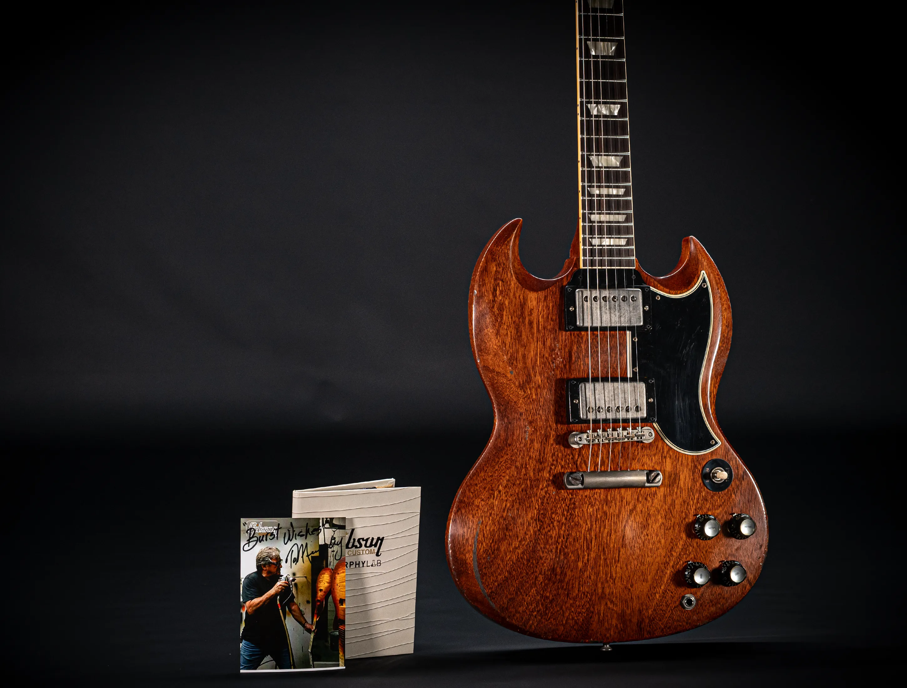 Gibson SG 1961 Standard Murphy Lab Heavy Aged Antique Faded Cherry
