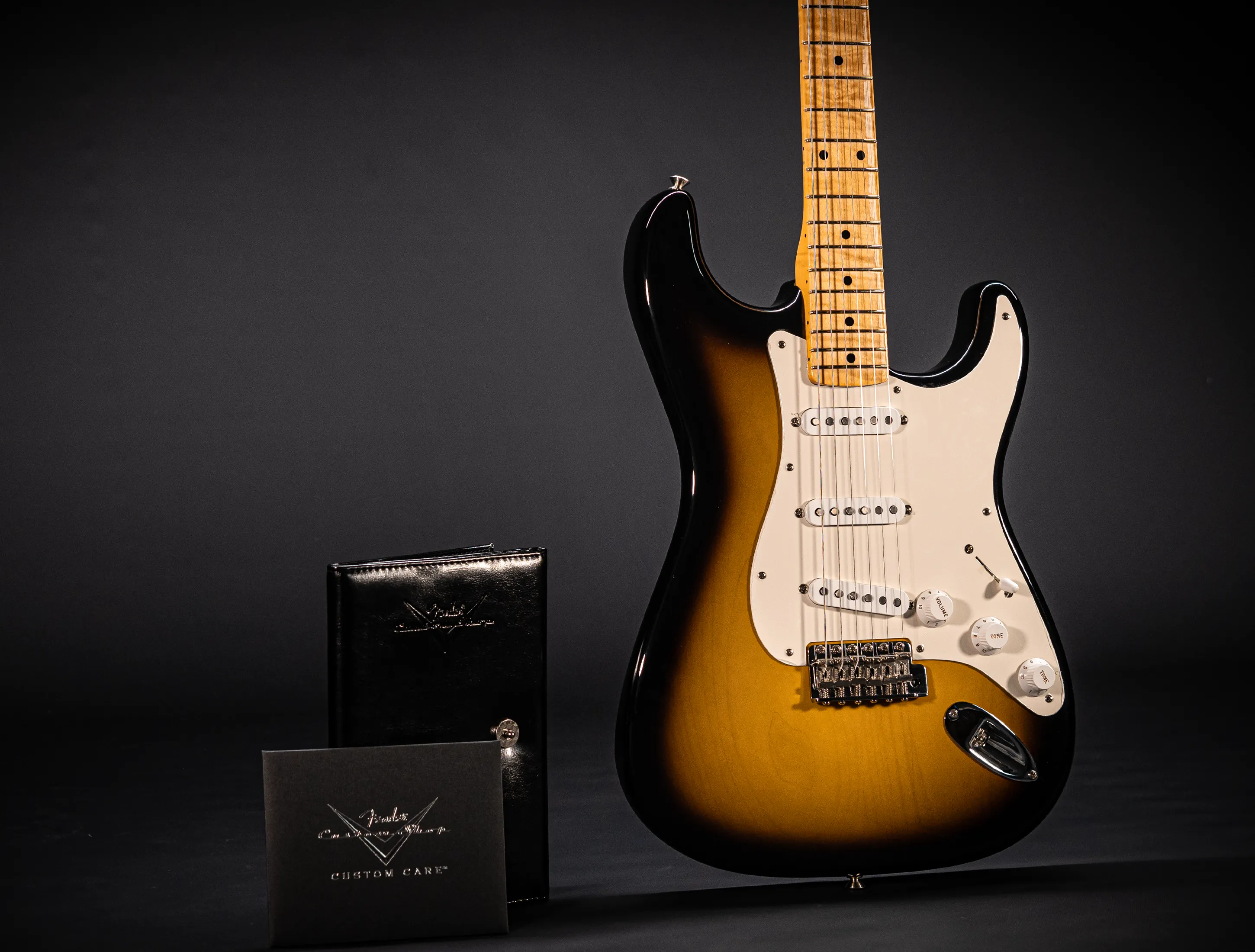 Fender MBD Limited 1957 Stratocaster Timeless NOS flame Neck - Sunburst