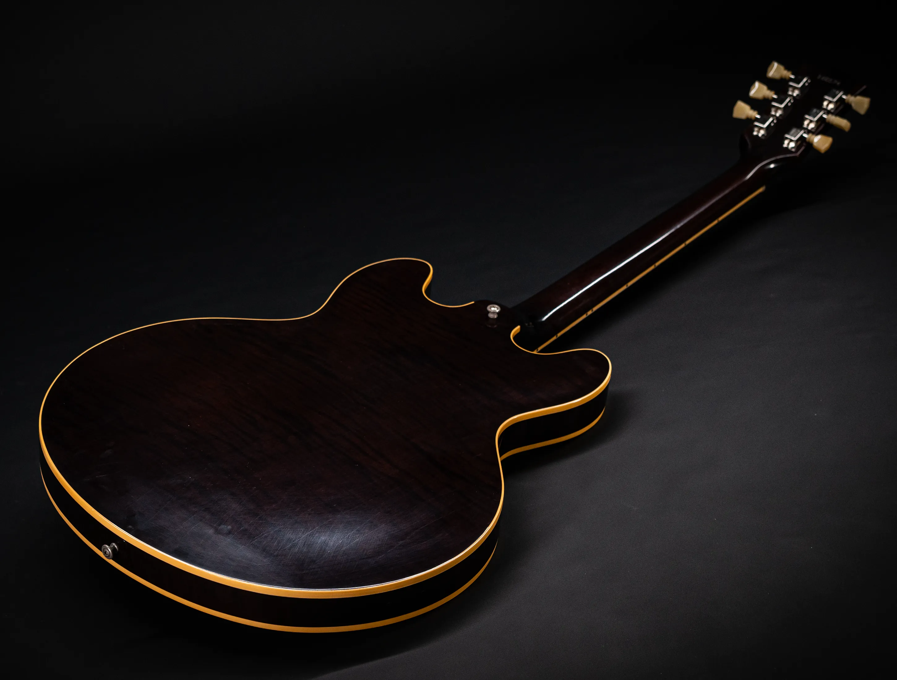 Gibson ES-335 1964 Custom Shop Murphy Lab Ultra Light Aged Figured Maple - Dark Walnut