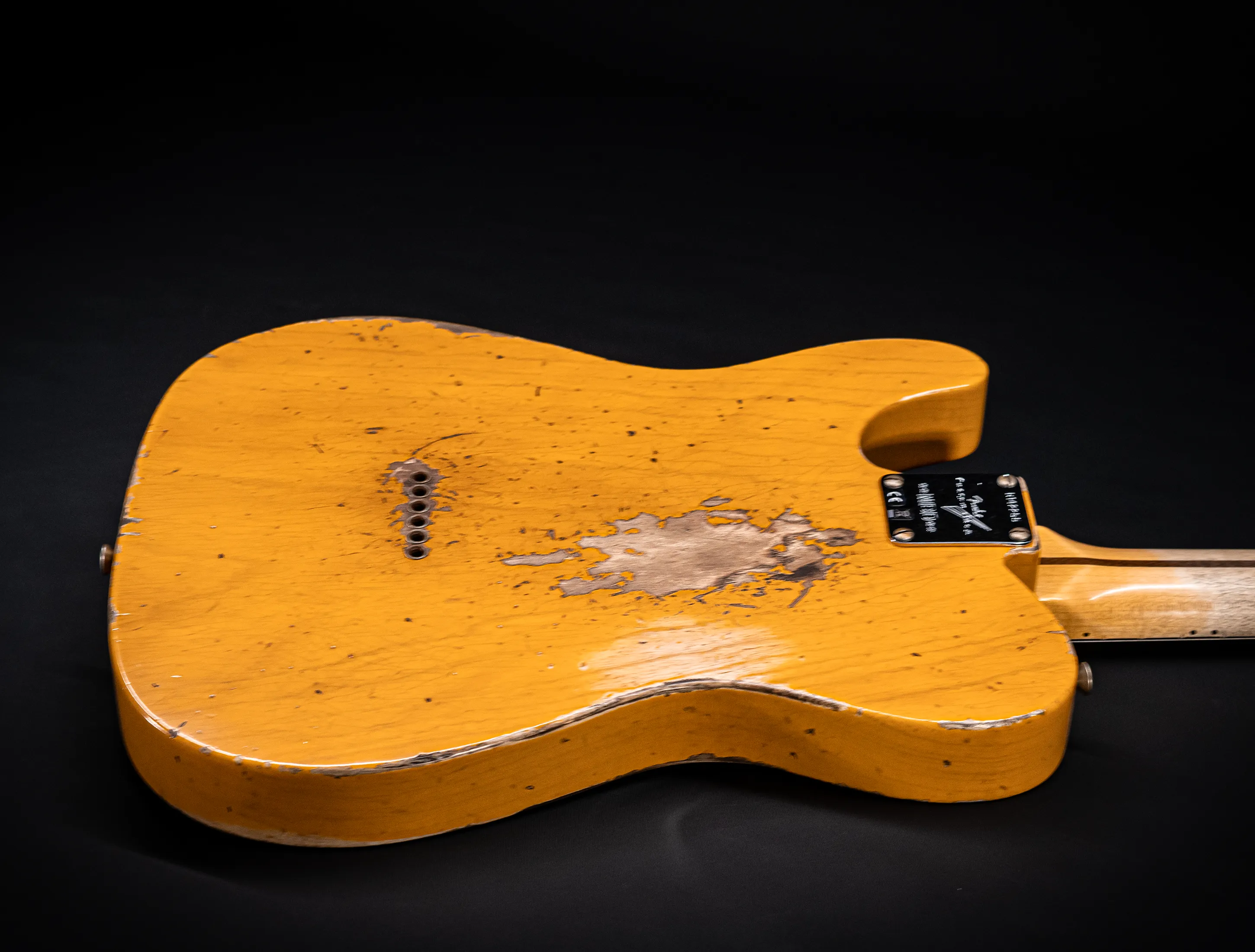 Fender MBD 1952 Telecaster Heavy Relic 1pc Ash Body - Butterscotch Blonde
