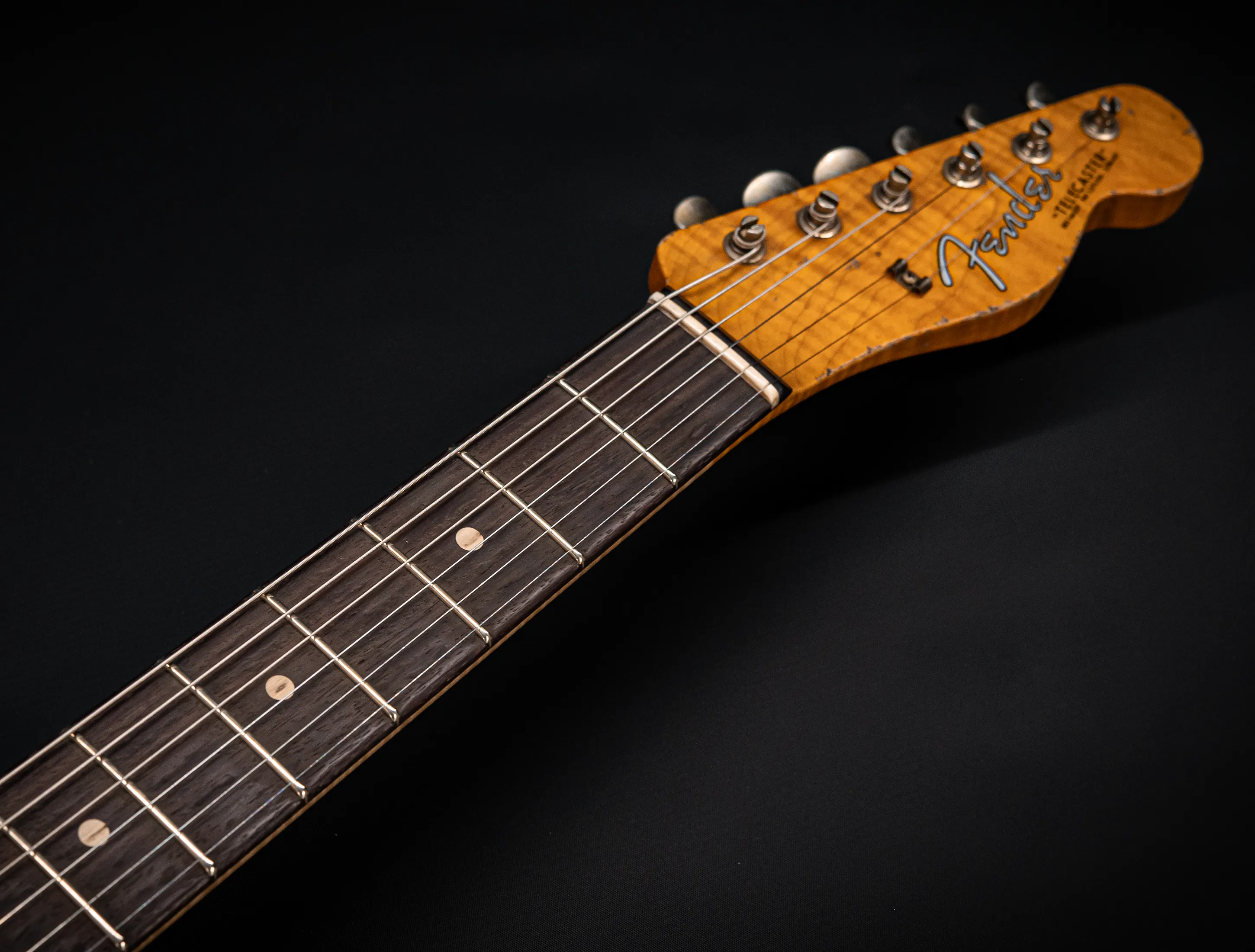 a162514 Fender Masterbuilt Jason Smith 1963 Telecaster Heavy Relic - Smoked Olympic White