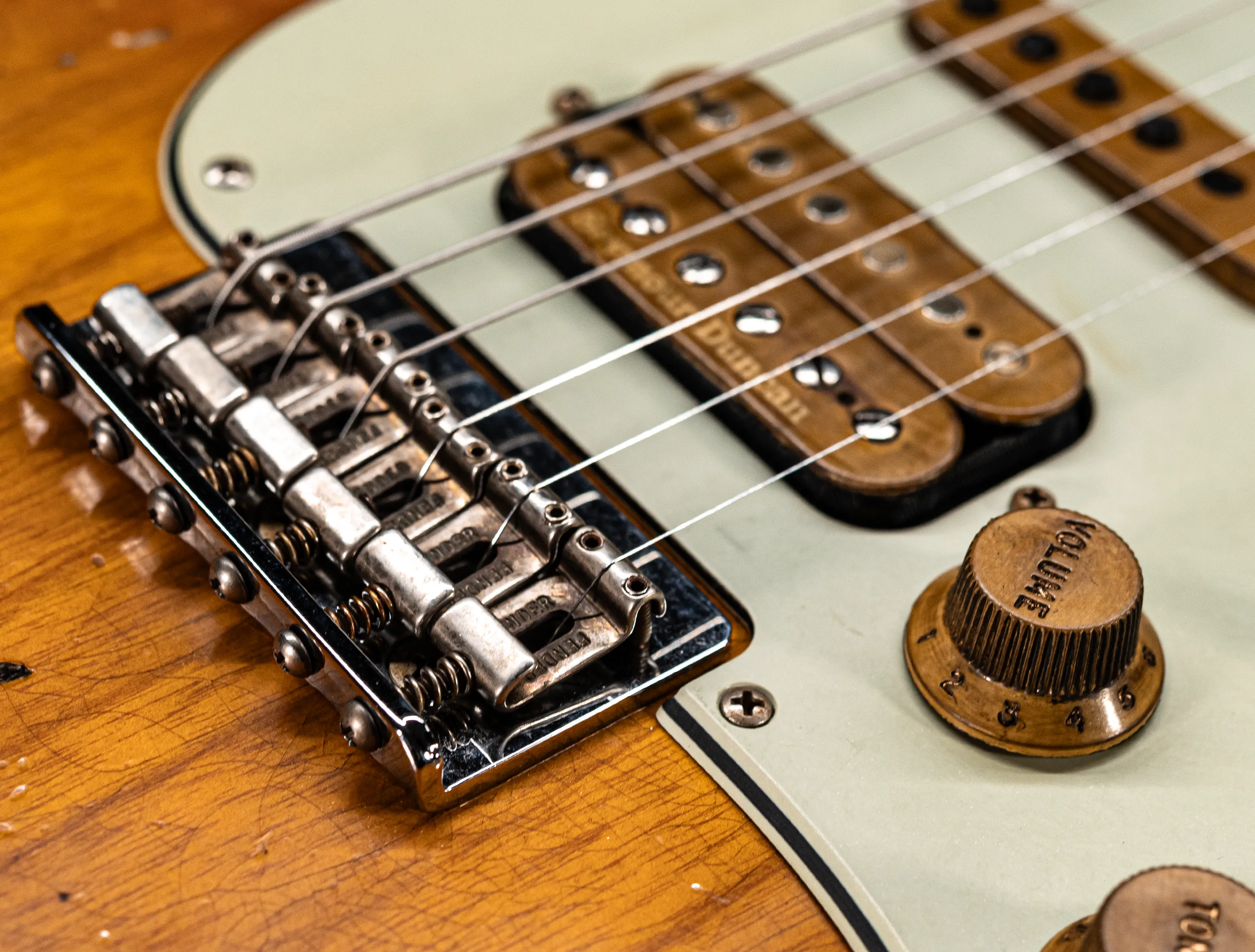 Fender MBD II 1962 Humbucker Hardtail Stratocaster MIDAS Super Heavy Relic - ASH Body Sunburst