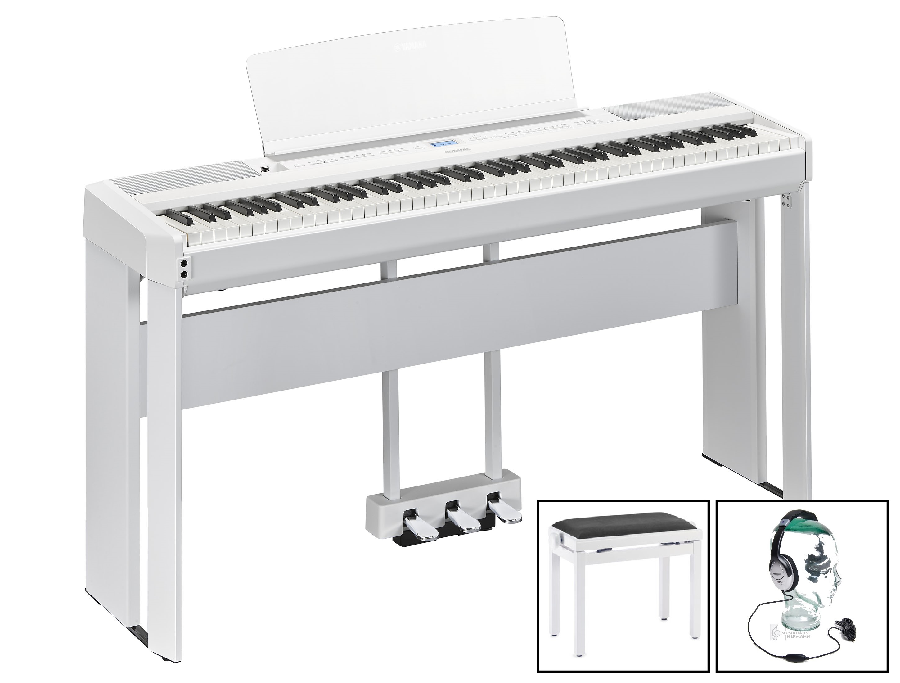 Yamaha P-525 WH White Home Design Set