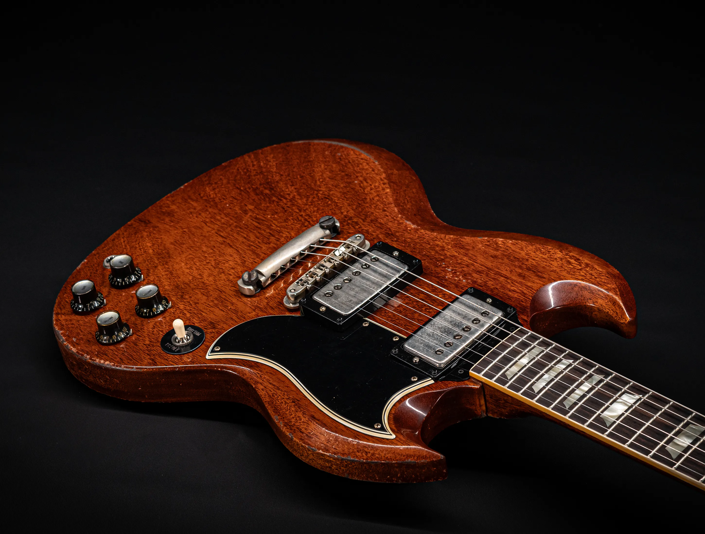 Gibson SG 1961 Standard Murphy Lab Heavy Aged Antique Faded Cherry