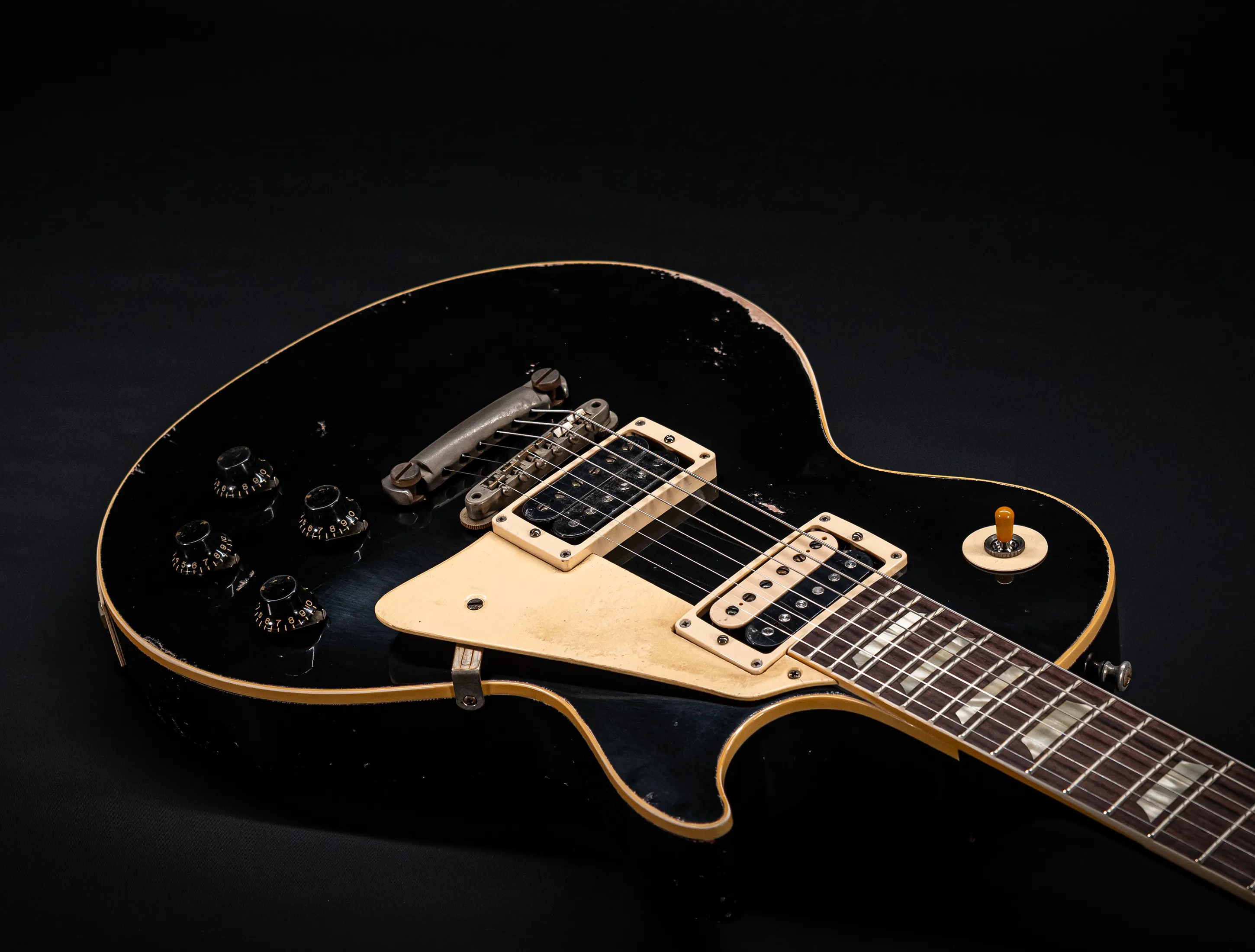 Gibson Les Paul 1958 Standard Murphy Lab Heavy Aged - Factory Black