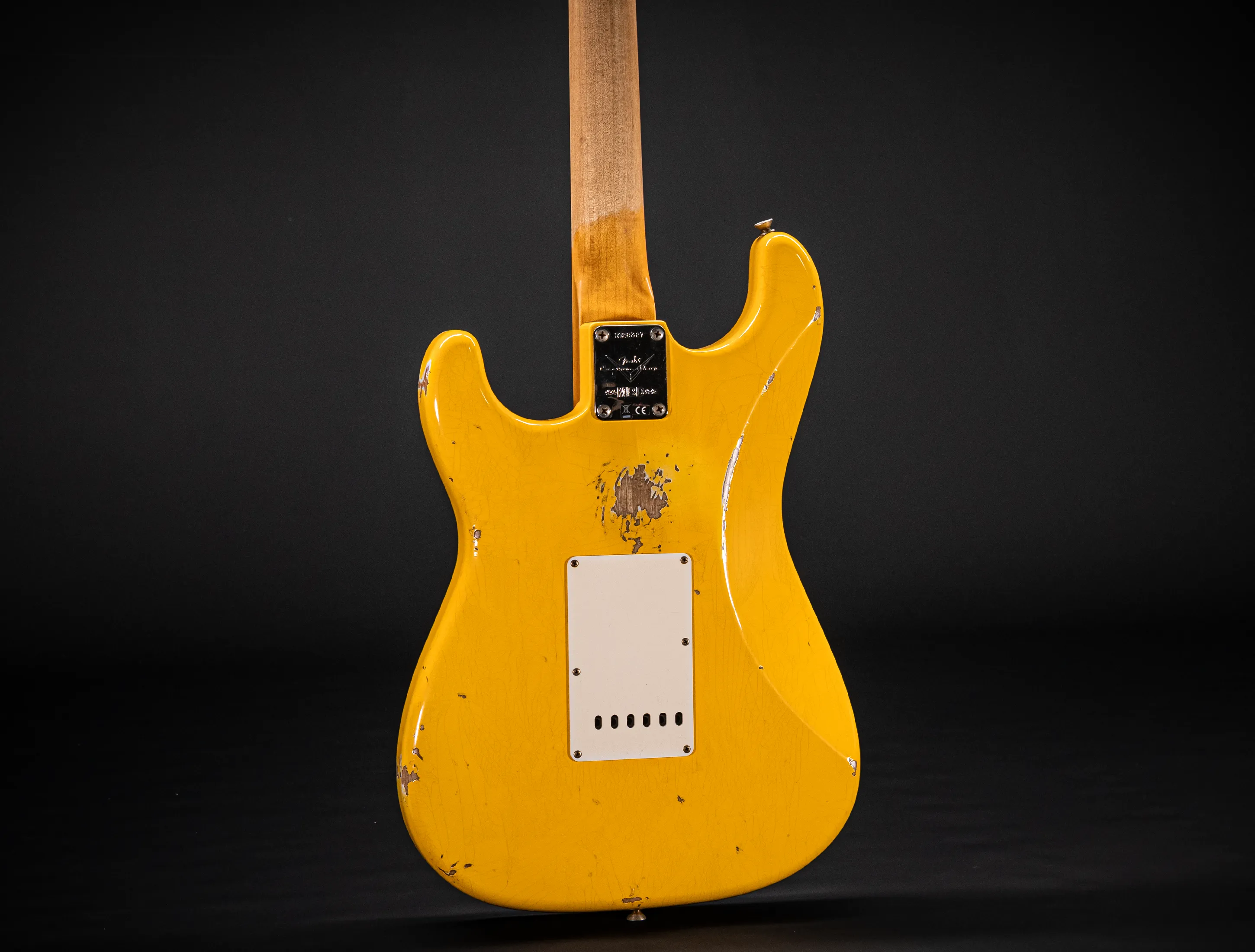 Fender MBD 1963 Stratocaster Between Relic & Heavy Relic - Aged Graffity Yellow