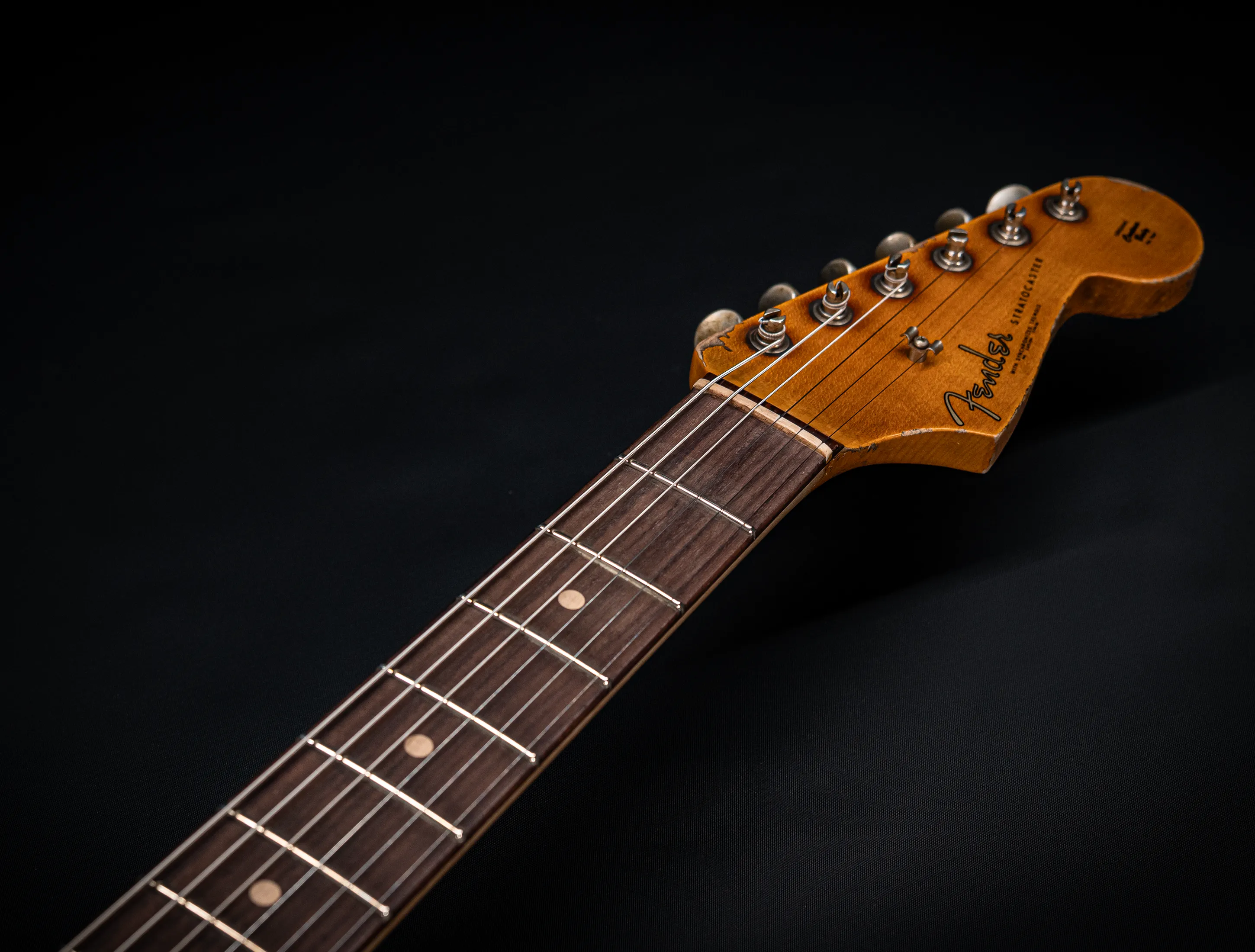 Fender MBD II 1962 Stratocaster MIDAS Super Heavy Relic - ASH Body Black