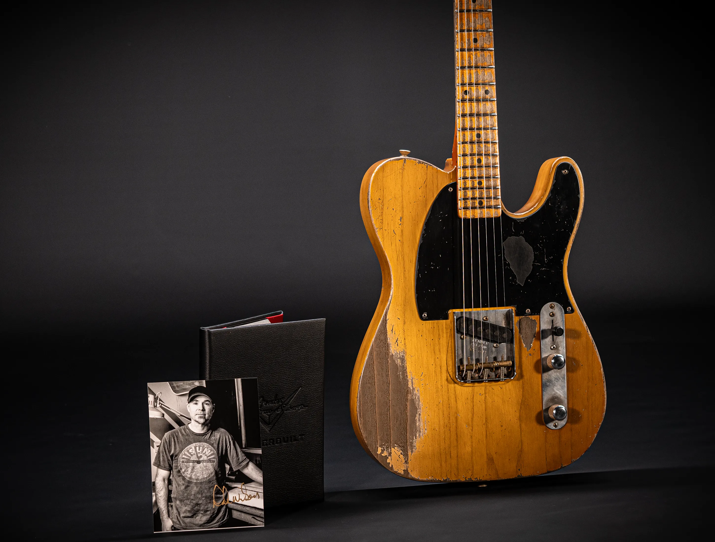 Fender Masterbuilt Dale Wilson 1953 Esquire Heavy Relic Smoked Nocaster Blonde