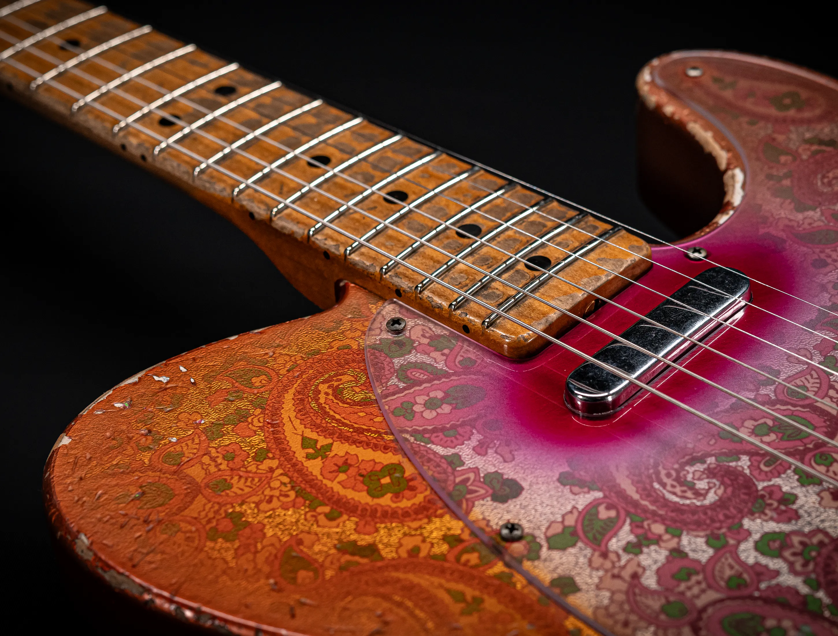 Fender Senior Masterbuilt Dale Wilson 1968 Telecaster Heavy Relic - Pink Paisley